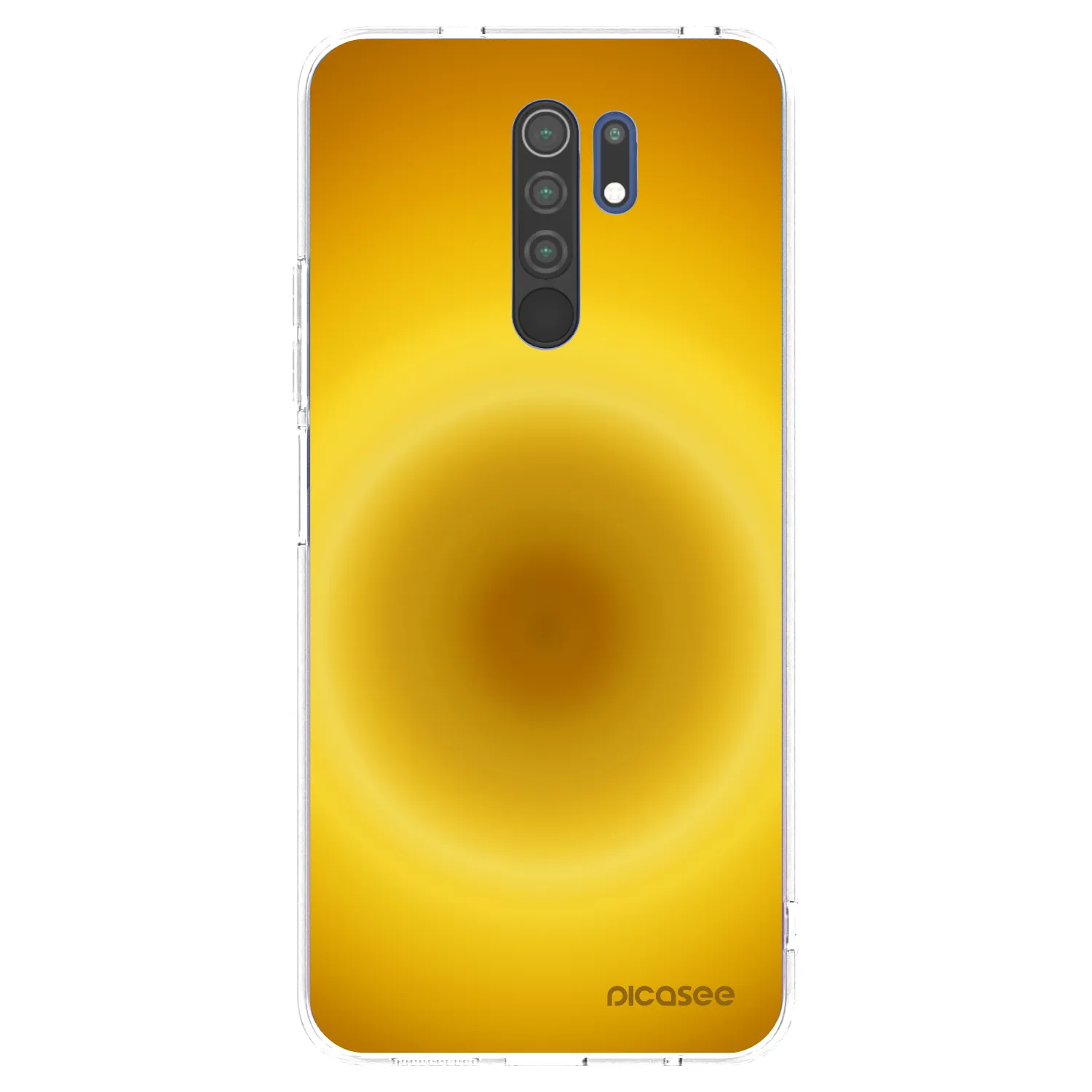 Picasee silikonowe przeźroczyste etui na Xiaomi Redmi 9 - Solar Pulse