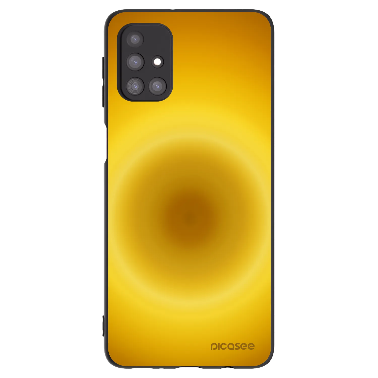Picasee silikonowe czarne etui na Samsung Galaxy M31s - Solar Pulse