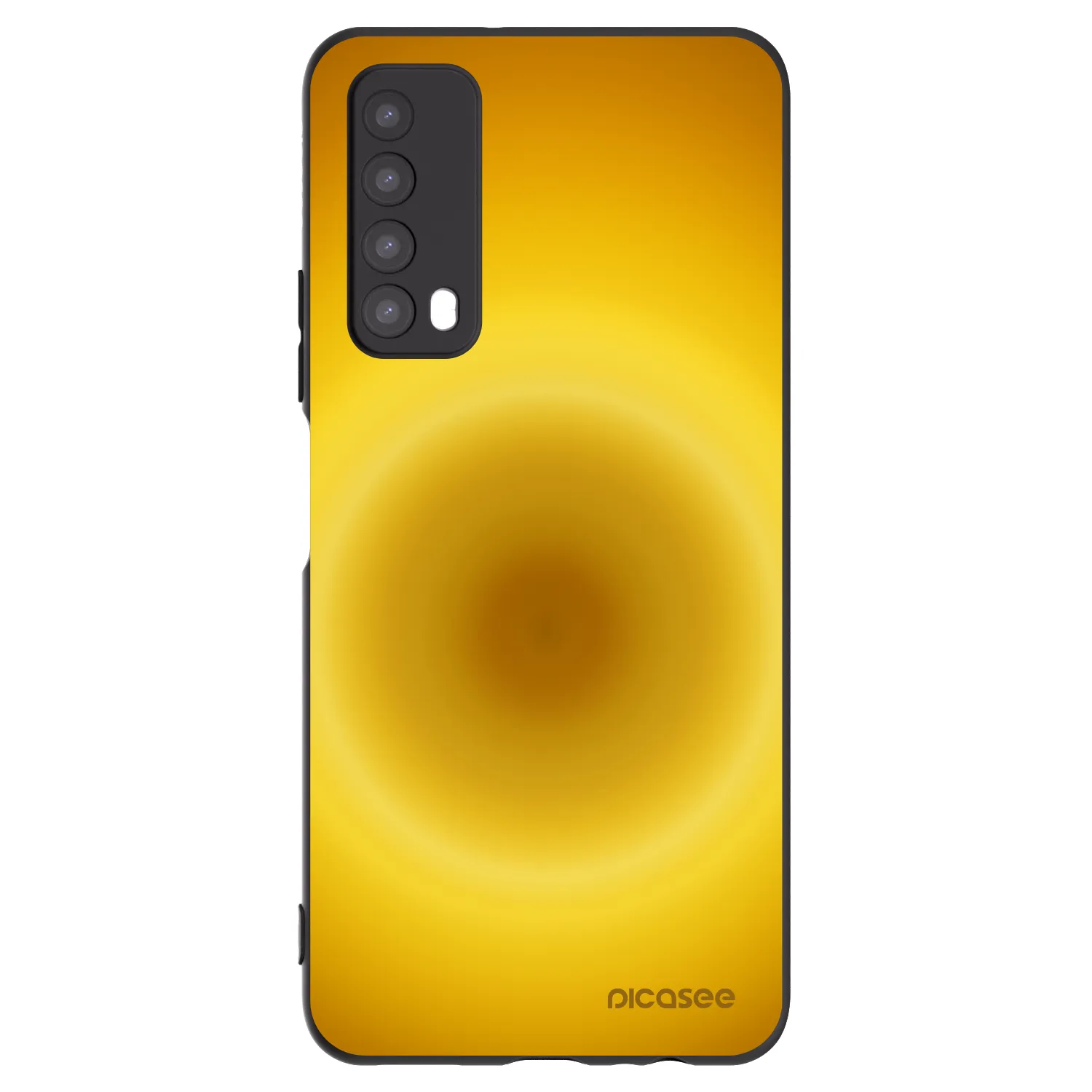 Picasee silikonowe czarne etui na Huawei P Smart 2021 - Solar Pulse
