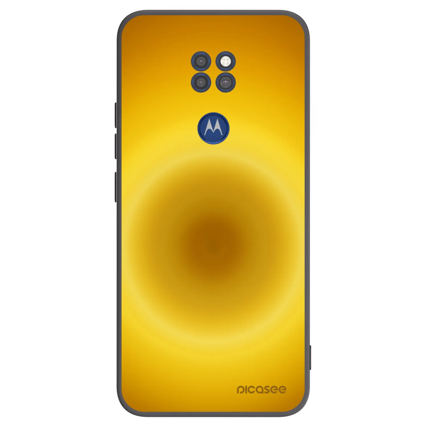 Picasee silikonowe czarne etui na Motorola Moto G9 Play - Solar Pulse