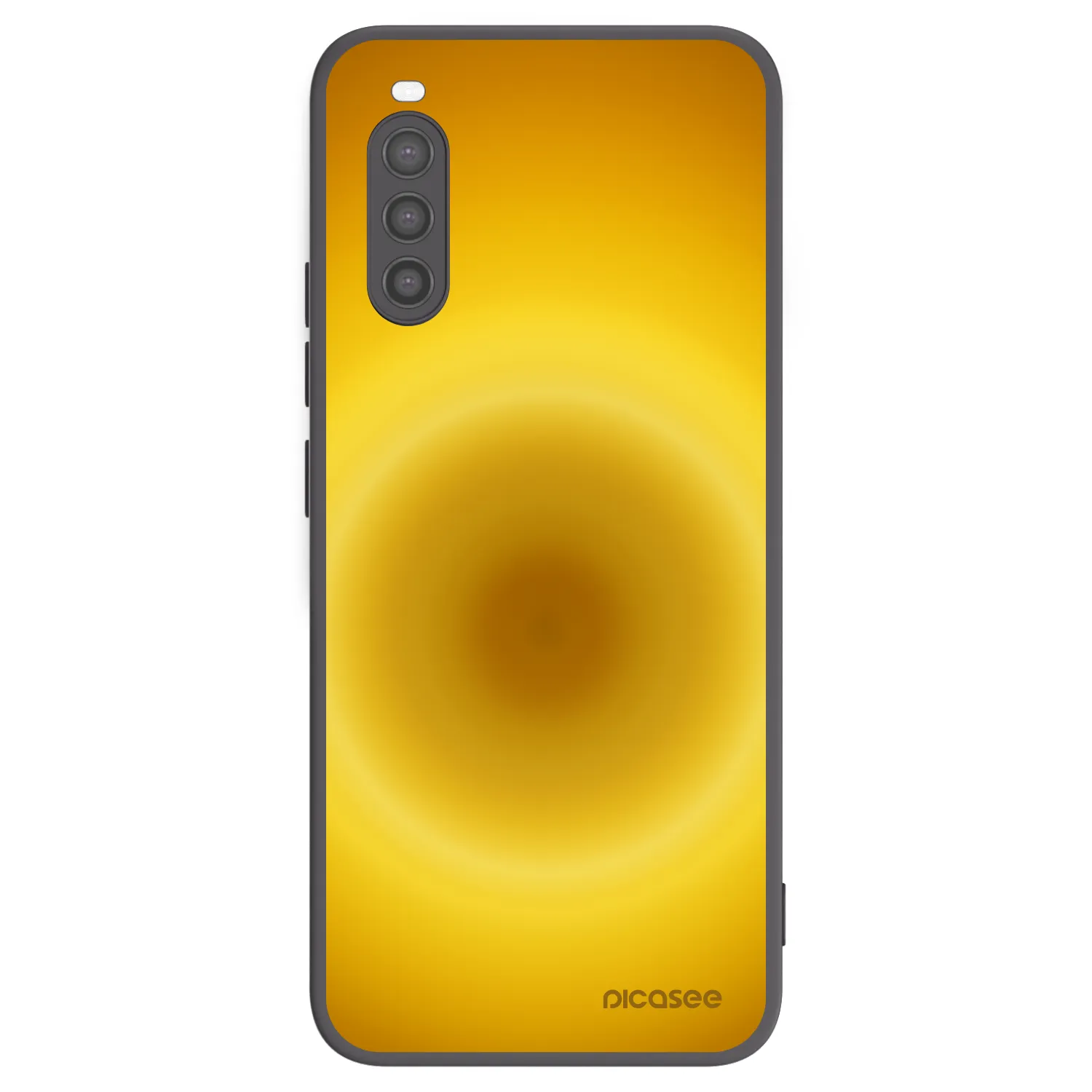 Picasee silikonowe czarne etui na Sony Xperia 10 II - Solar Pulse