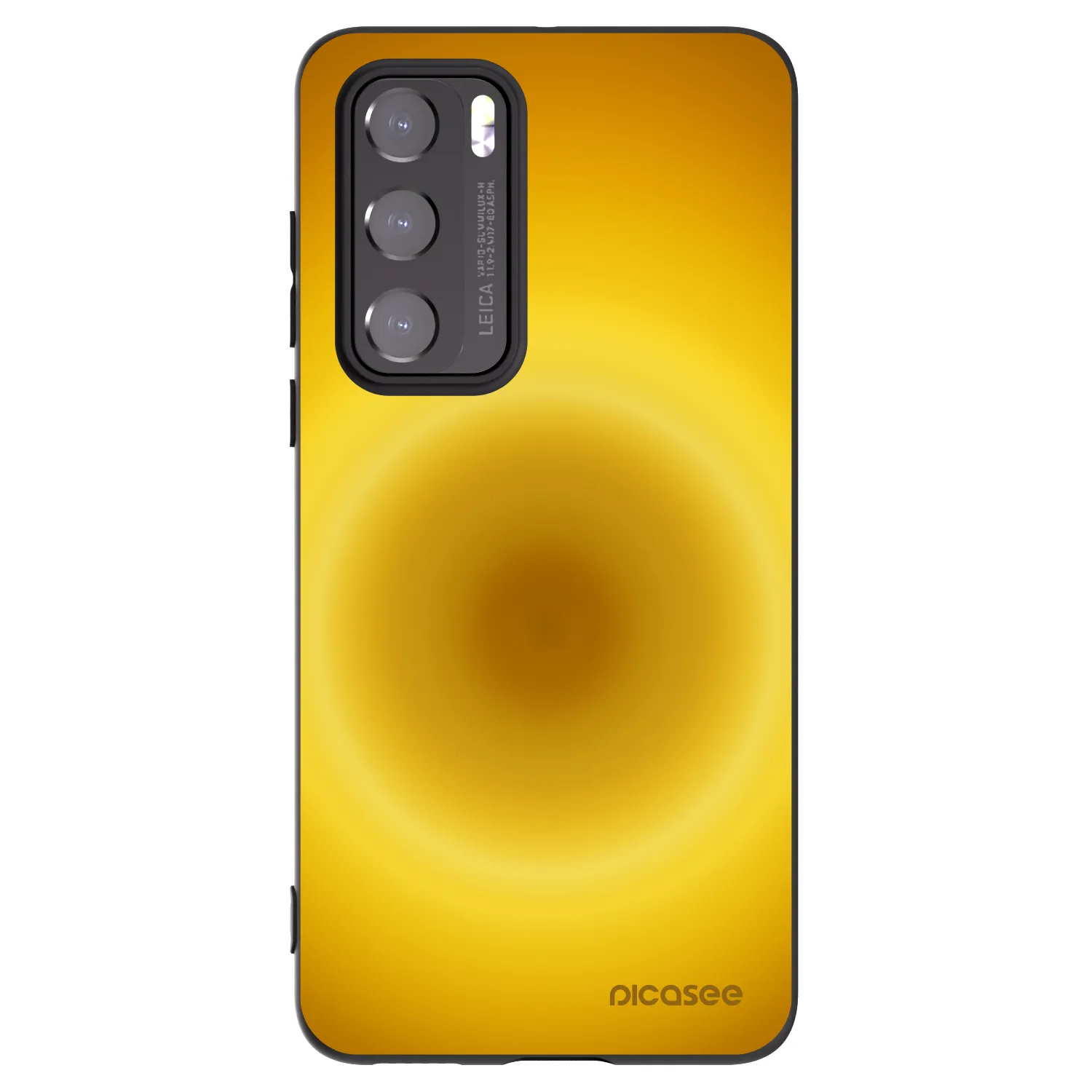 Picasee silikonowe czarne etui na Huawei P40 - Solar Pulse