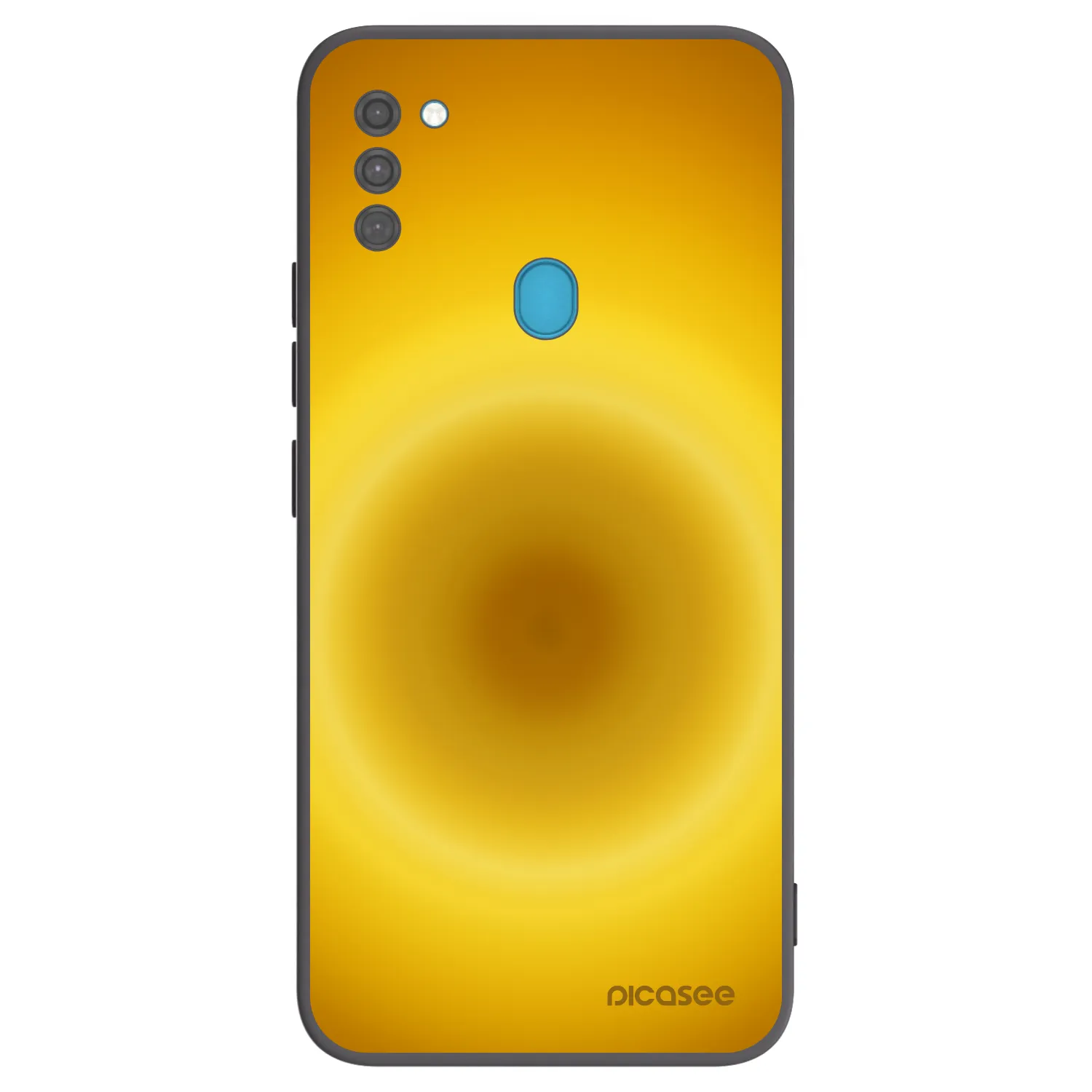 Picasee silikonowe czarne etui na Samsung Galaxy M11 - Solar Pulse