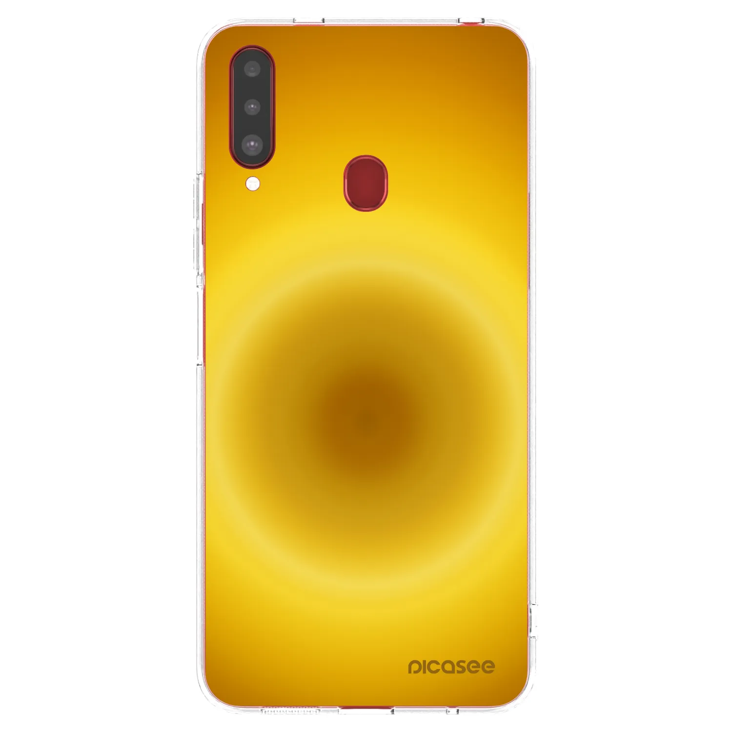 Picasee silikonowe przeźroczyste etui na Samsung Galaxy A20s - Solar Pulse