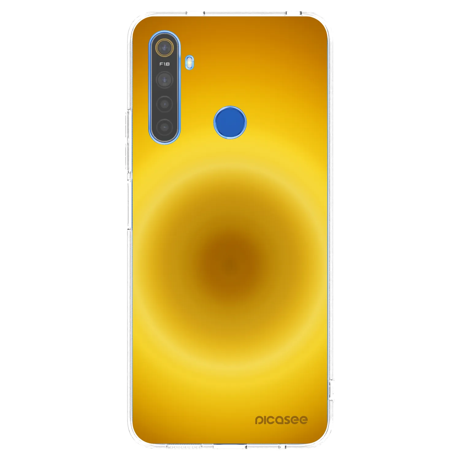 Picasee silikonowe przeźroczyste etui na Realme 5 - Solar Pulse