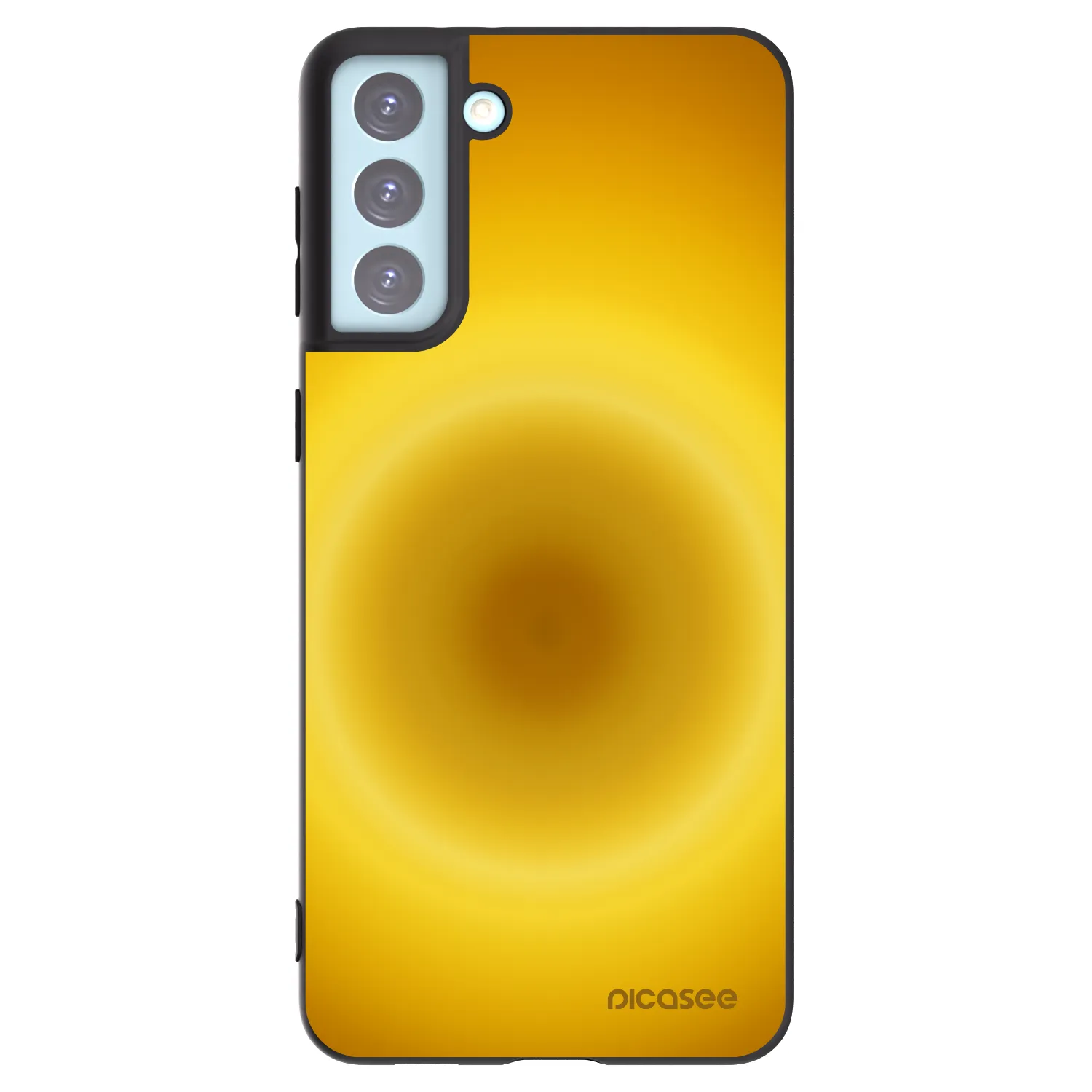 Picasee silikonowe czarne etui na Samsung Galaxy S21+ 5G G996F - Solar Pulse