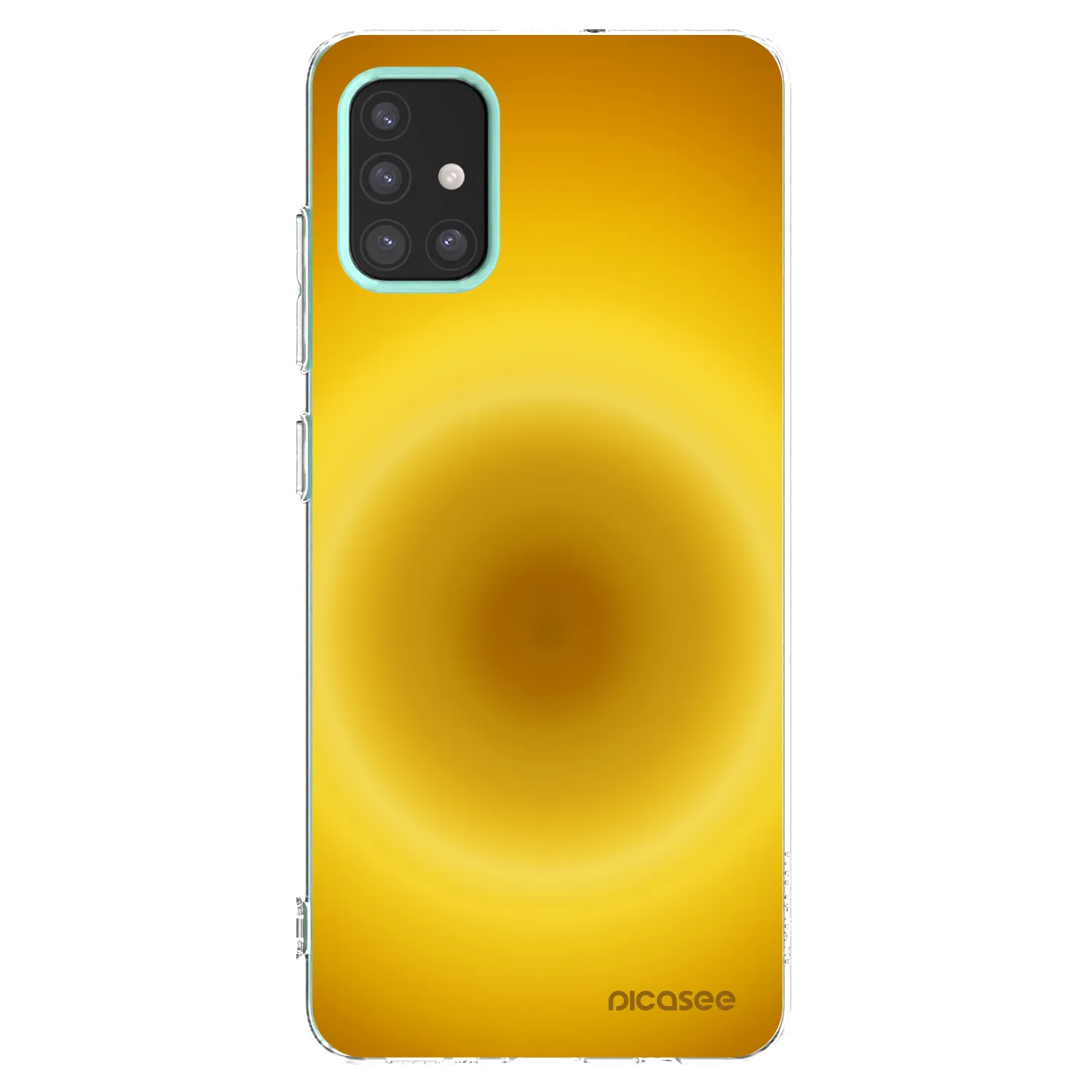 Picasee silikonowe przeźroczyste etui na Samsung Galaxy M31s - Solar Pulse