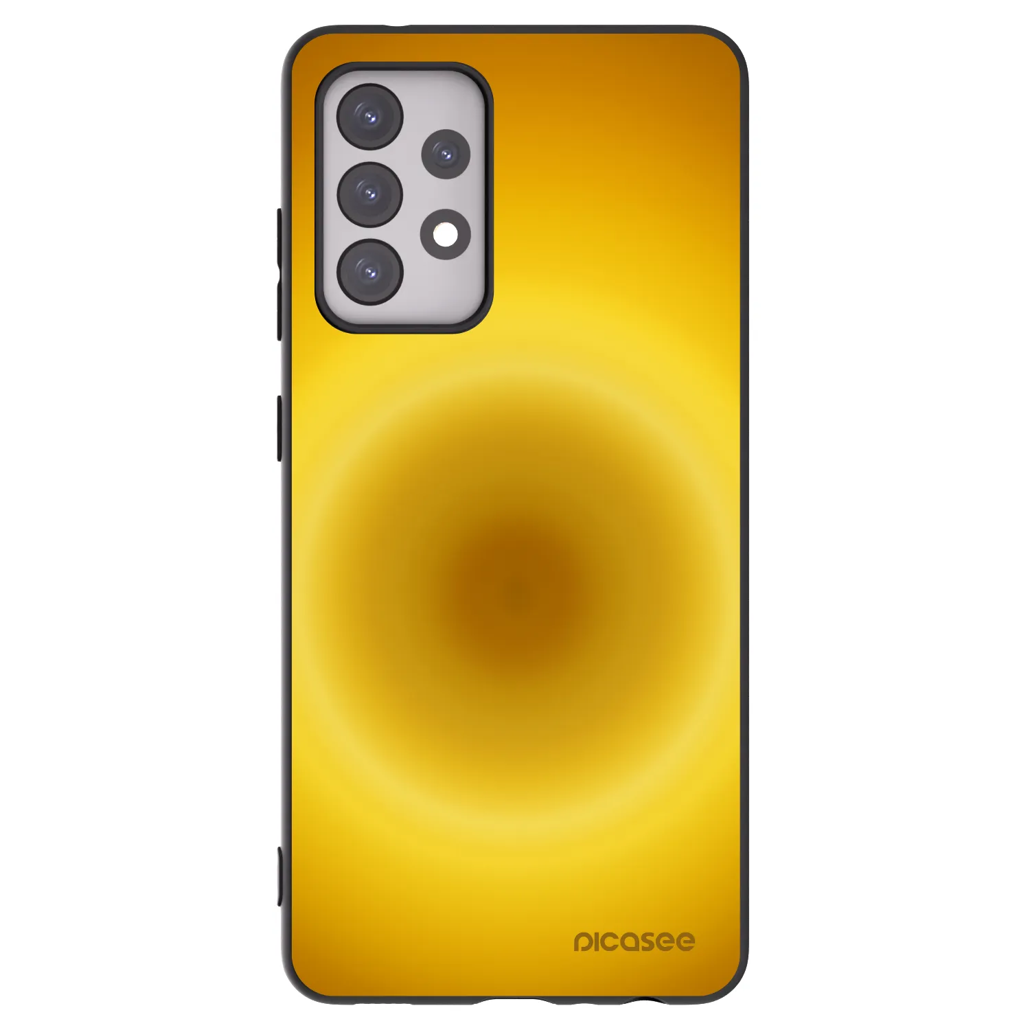 Picasee silikonowe czarne etui na Samsung Galaxy A52 5G A525F - Solar Pulse