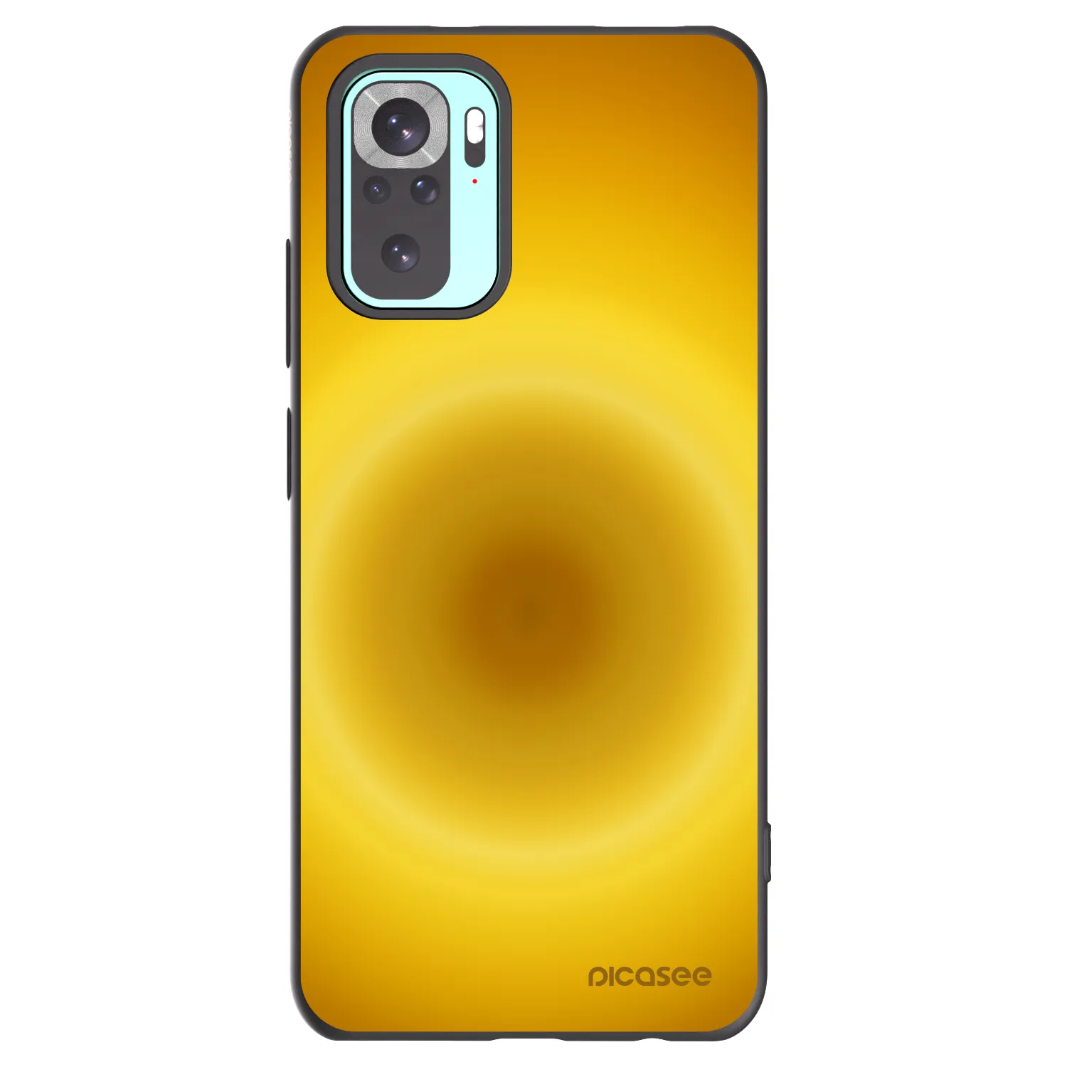 Picasee silikonowe czarne etui na Xiaomi Redmi Note 10 Pro - Solar Pulse