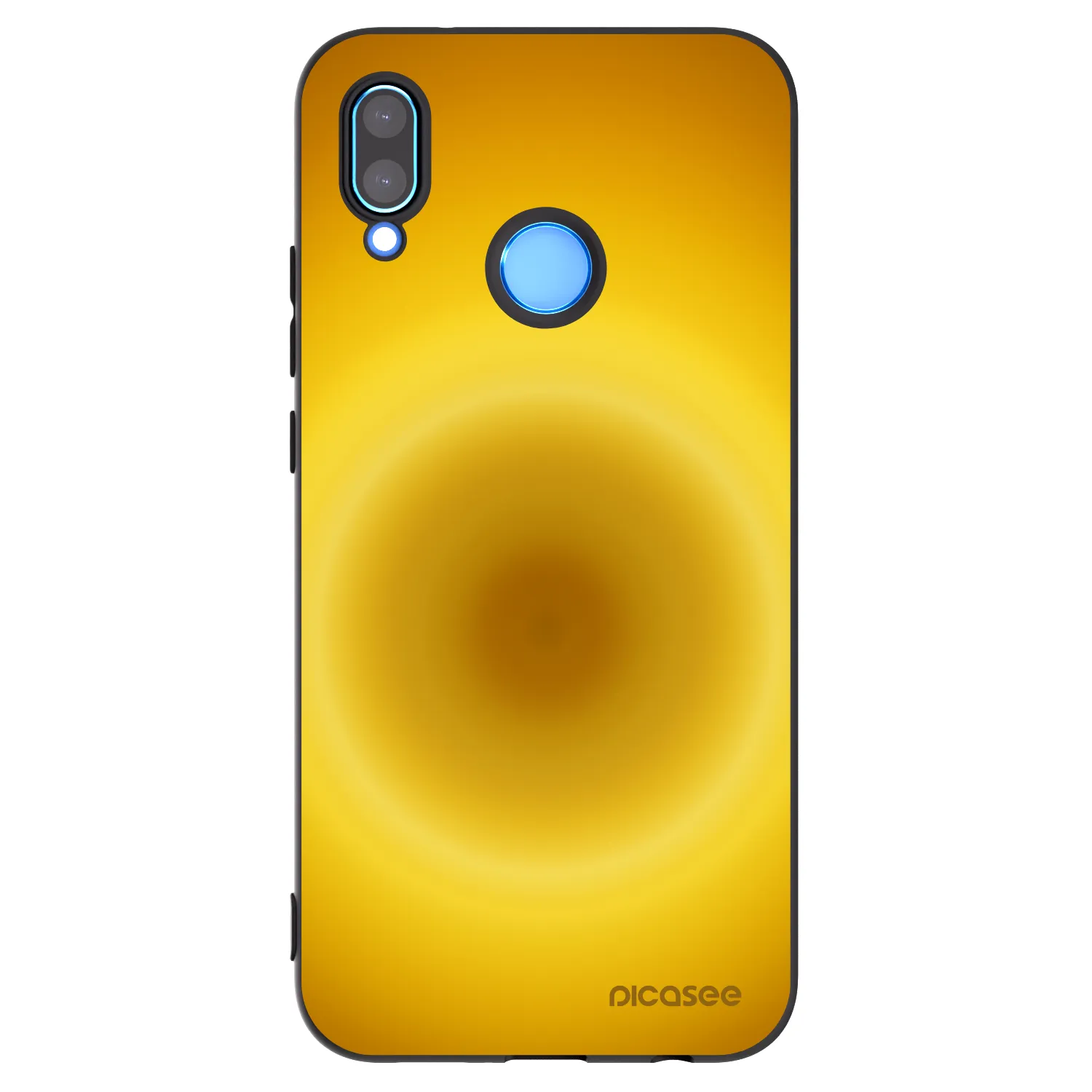 Picasee silikonowe czarne etui na Huawei P20 Lite - Solar Pulse