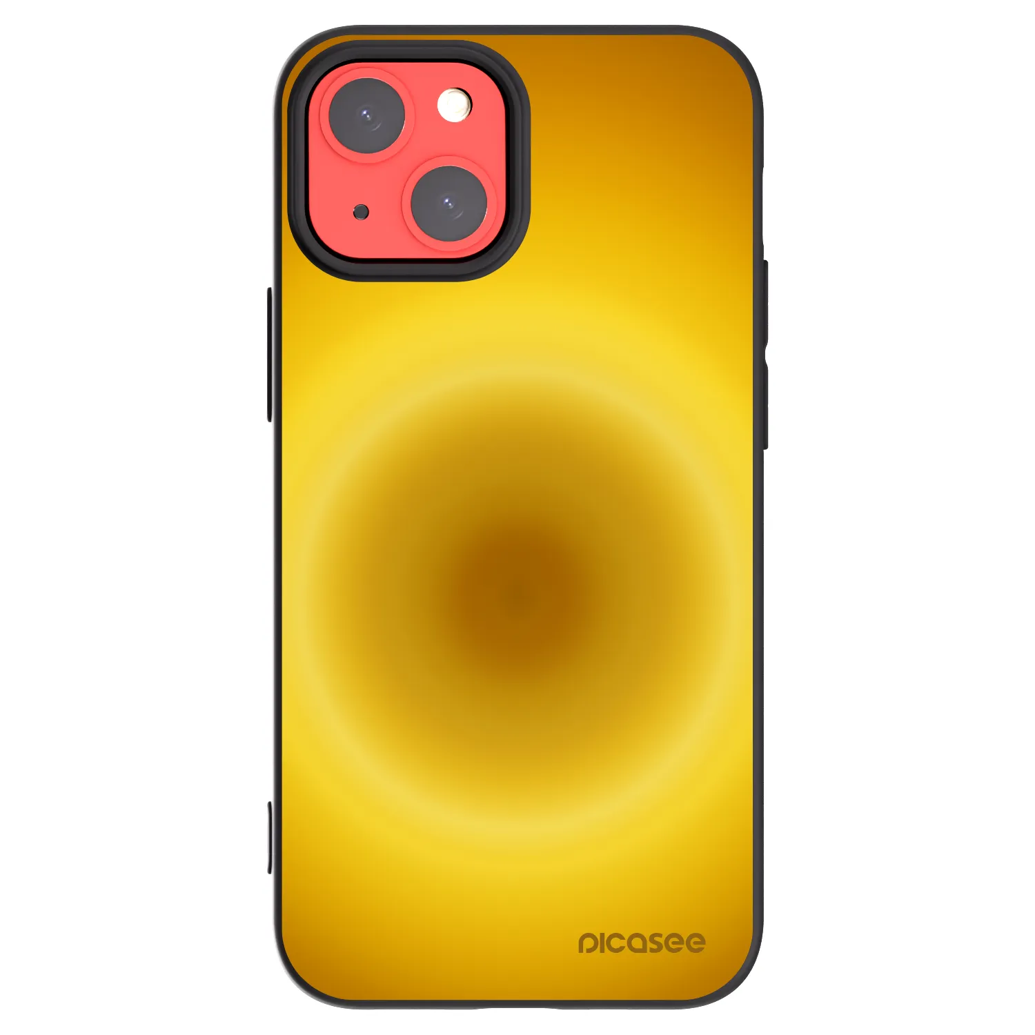 Picasee silikonowe czarne etui na Apple iPhone 13 mini - Solar Pulse
