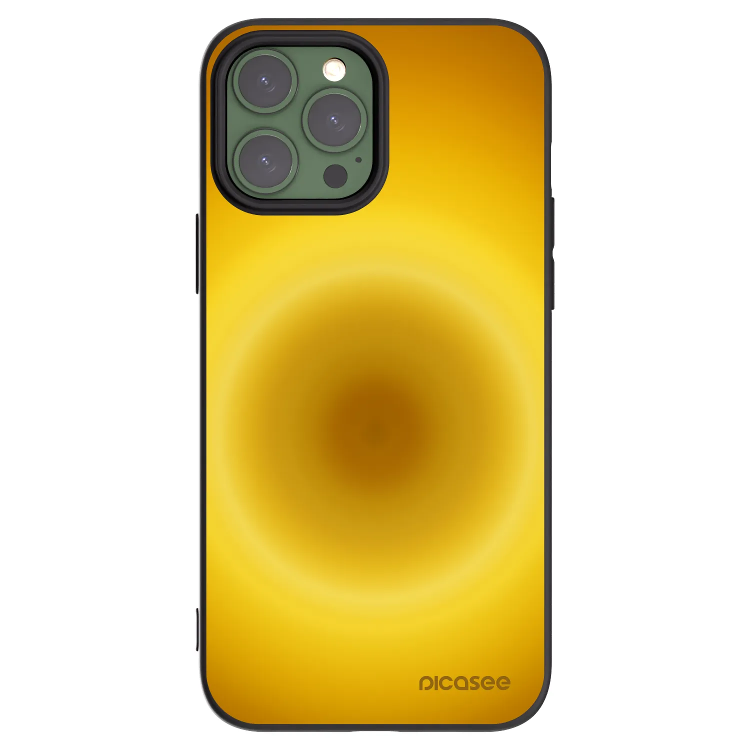Picasee silikonowe czarne etui na Apple iPhone 13 Pro Max - Solar Pulse
