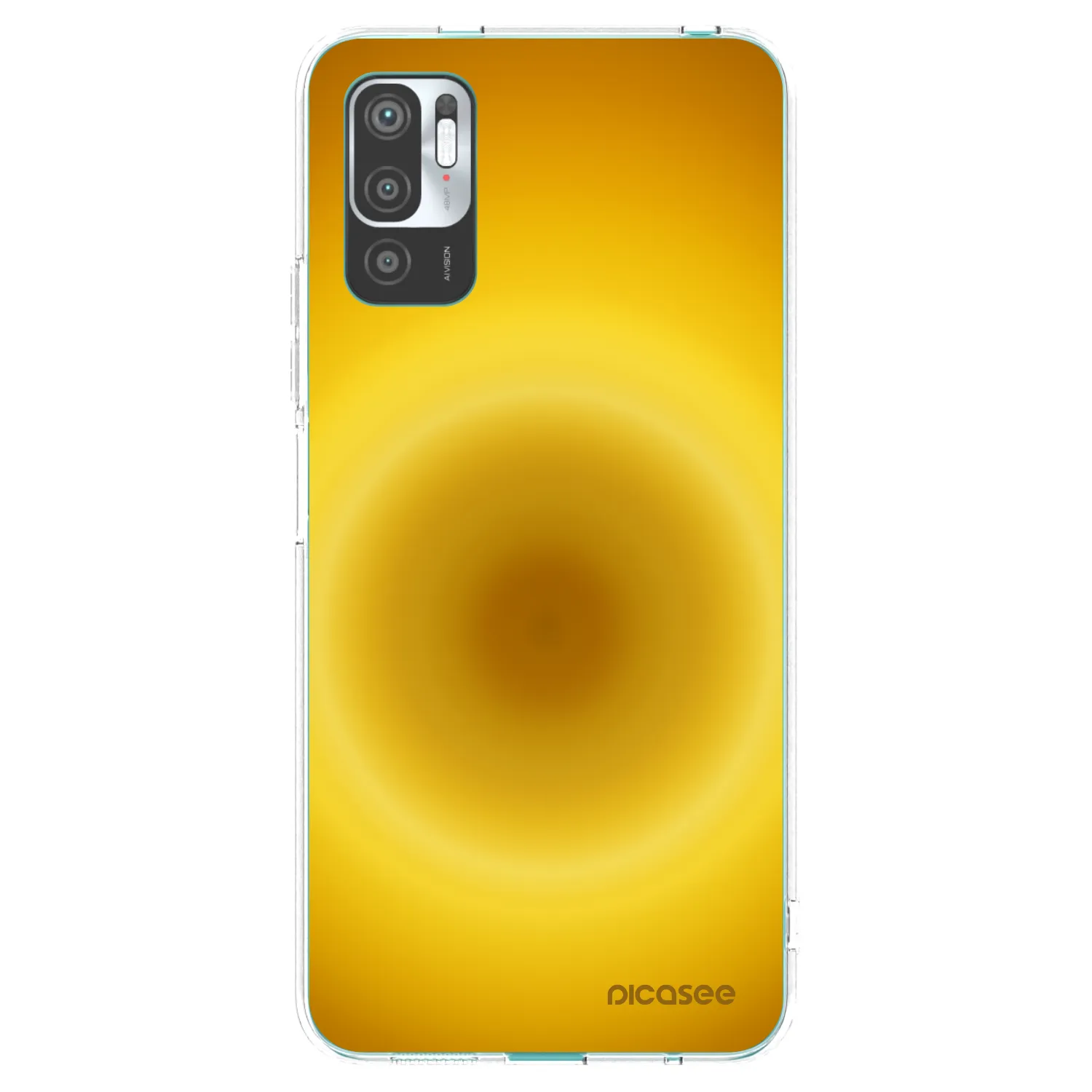 Picasee silikonowe przeźroczyste etui na Xiaomi Redmi Note 10 5G - Solar Pulse