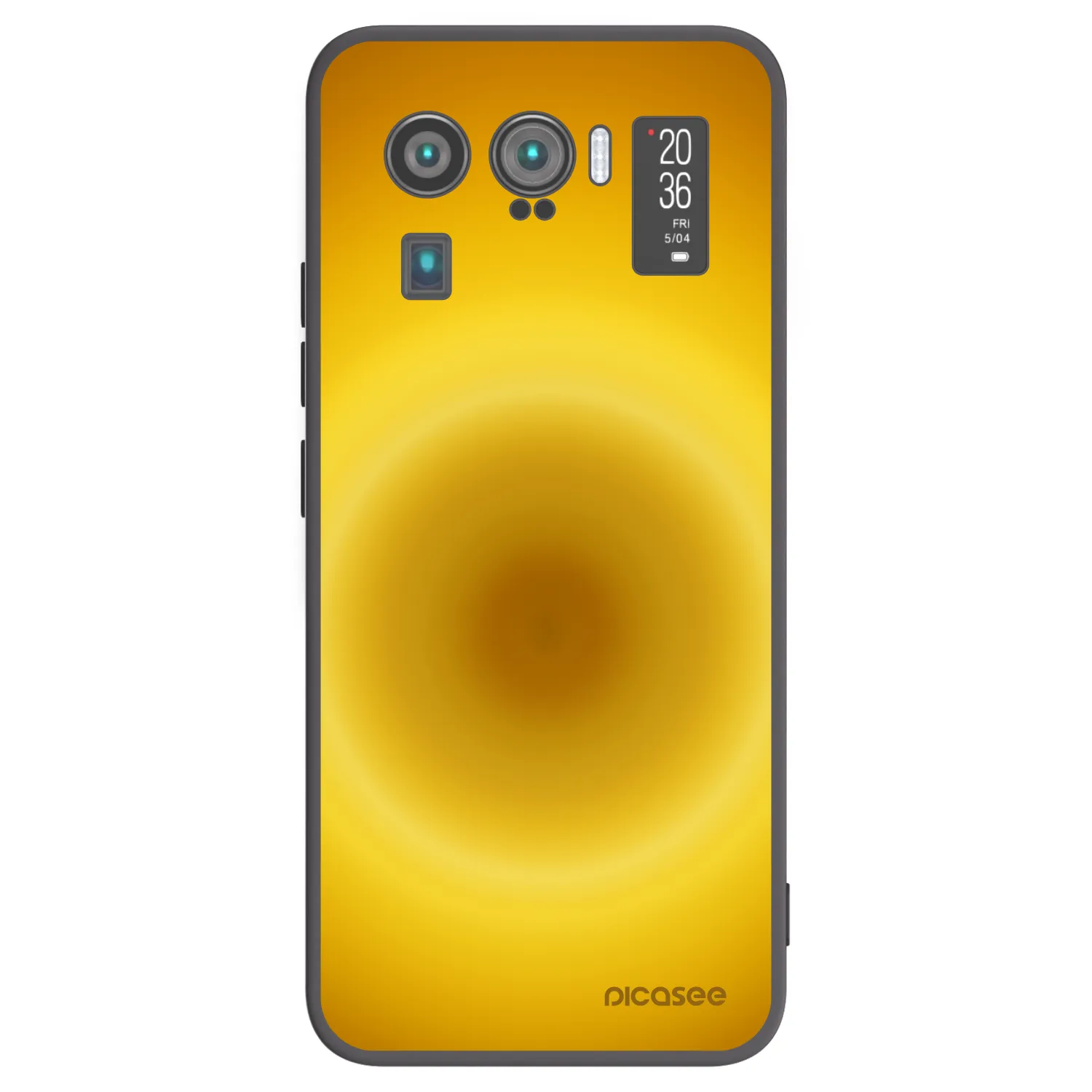 Picasee silikonowe czarne etui na Xiaomi Mi 11 Ultra - Solar Pulse