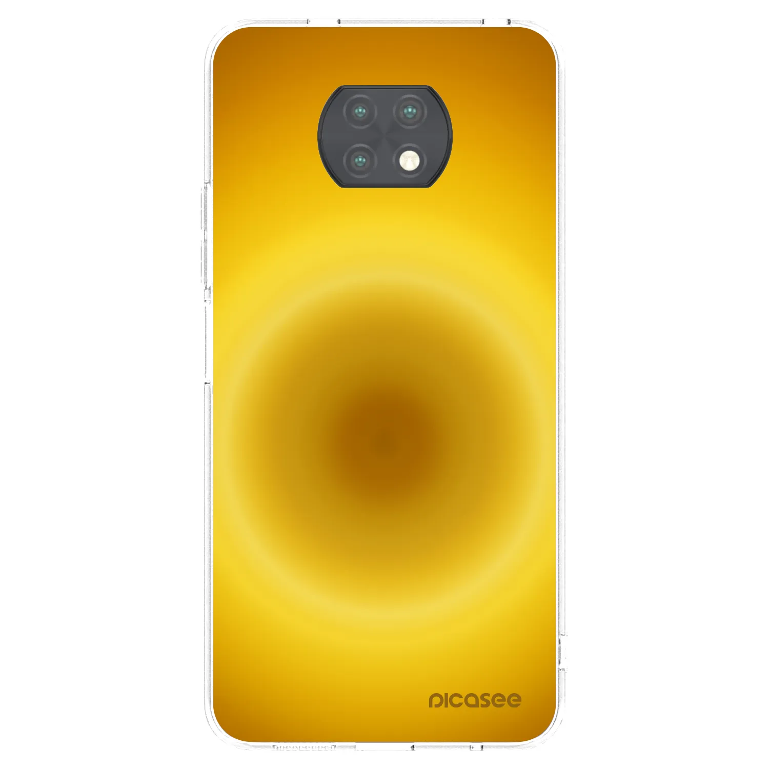 Picasee silikonowe przeźroczyste etui na Xiaomi Redmi Note 9T - Solar Pulse