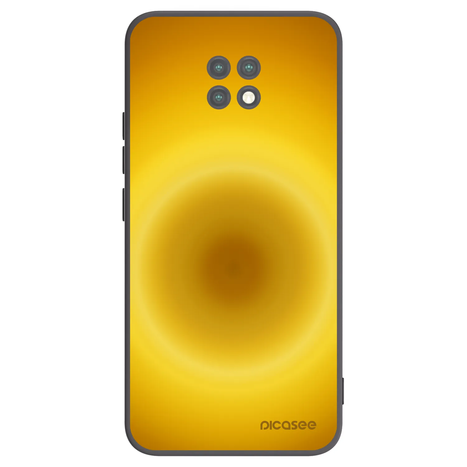 Picasee silikonowe czarne etui na Xiaomi Redmi Note 9T - Solar Pulse