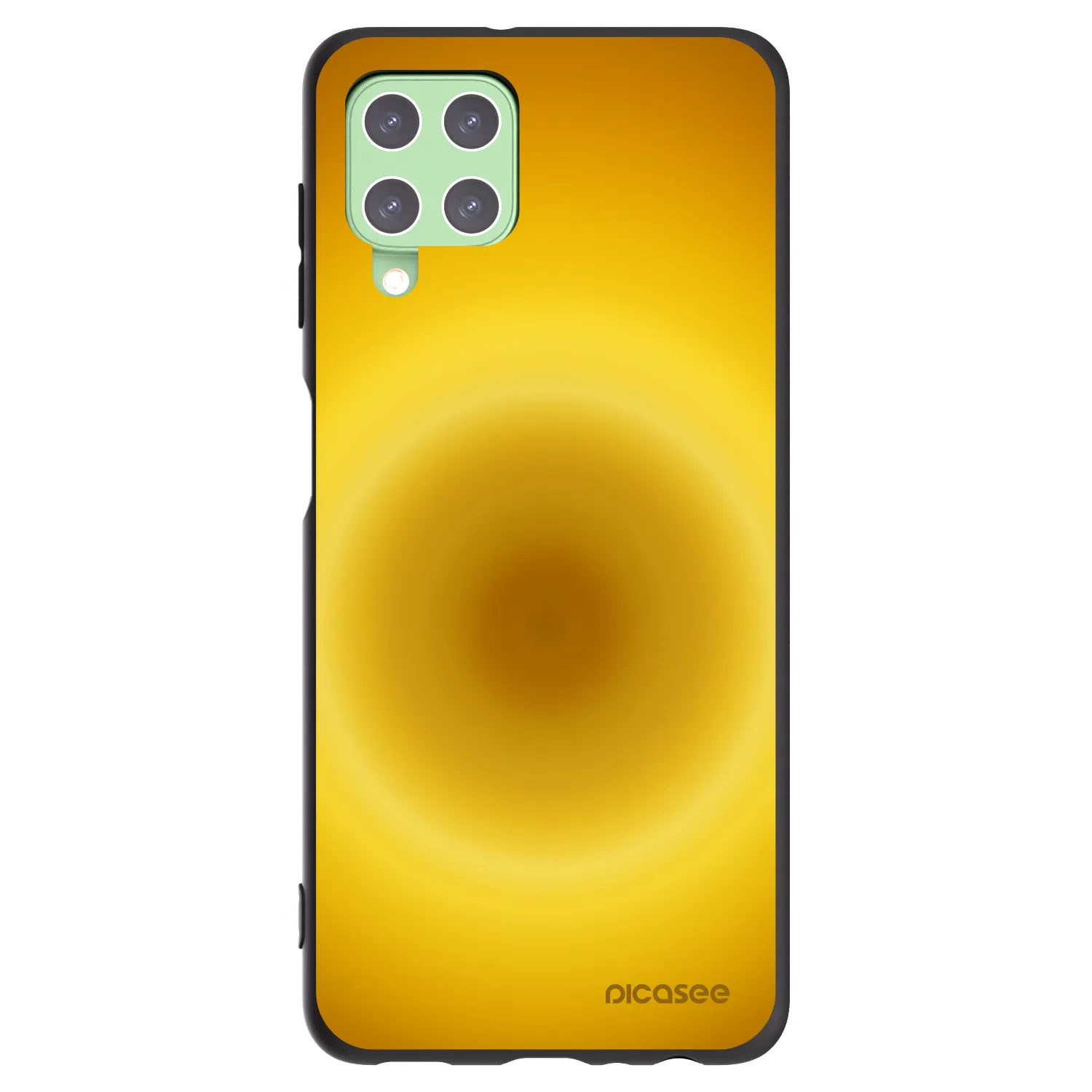 Picasee silikonowe czarne etui na Samsung Galaxy A22 A225F 4G - Solar Pulse