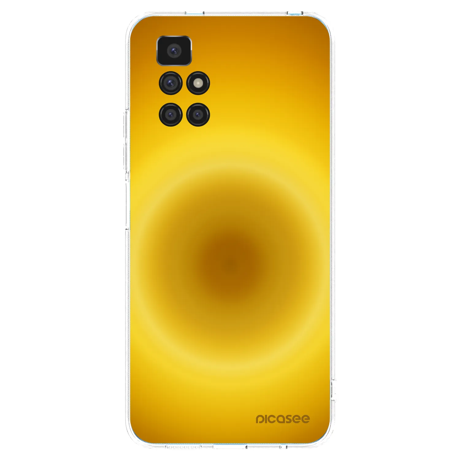 Picasee silikonowe przeźroczyste etui na Xiaomi Redmi 10 - Solar Pulse