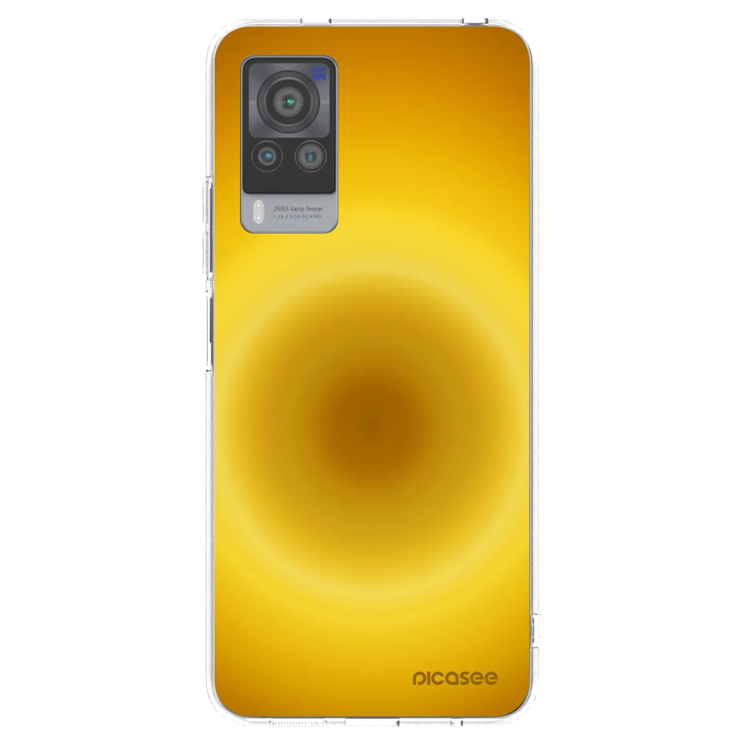 Picasee silikonowe przeźroczyste etui na Vivo X60 Pro 5G - Solar Pulse