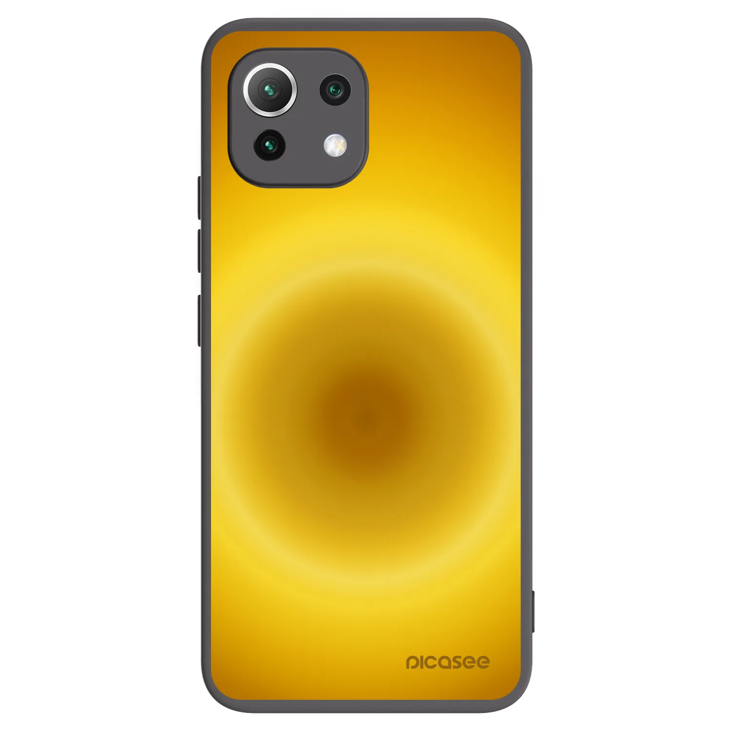Picasee silikonowe czarne etui na Xiaomi 11 Lite 5G NE - Solar Pulse