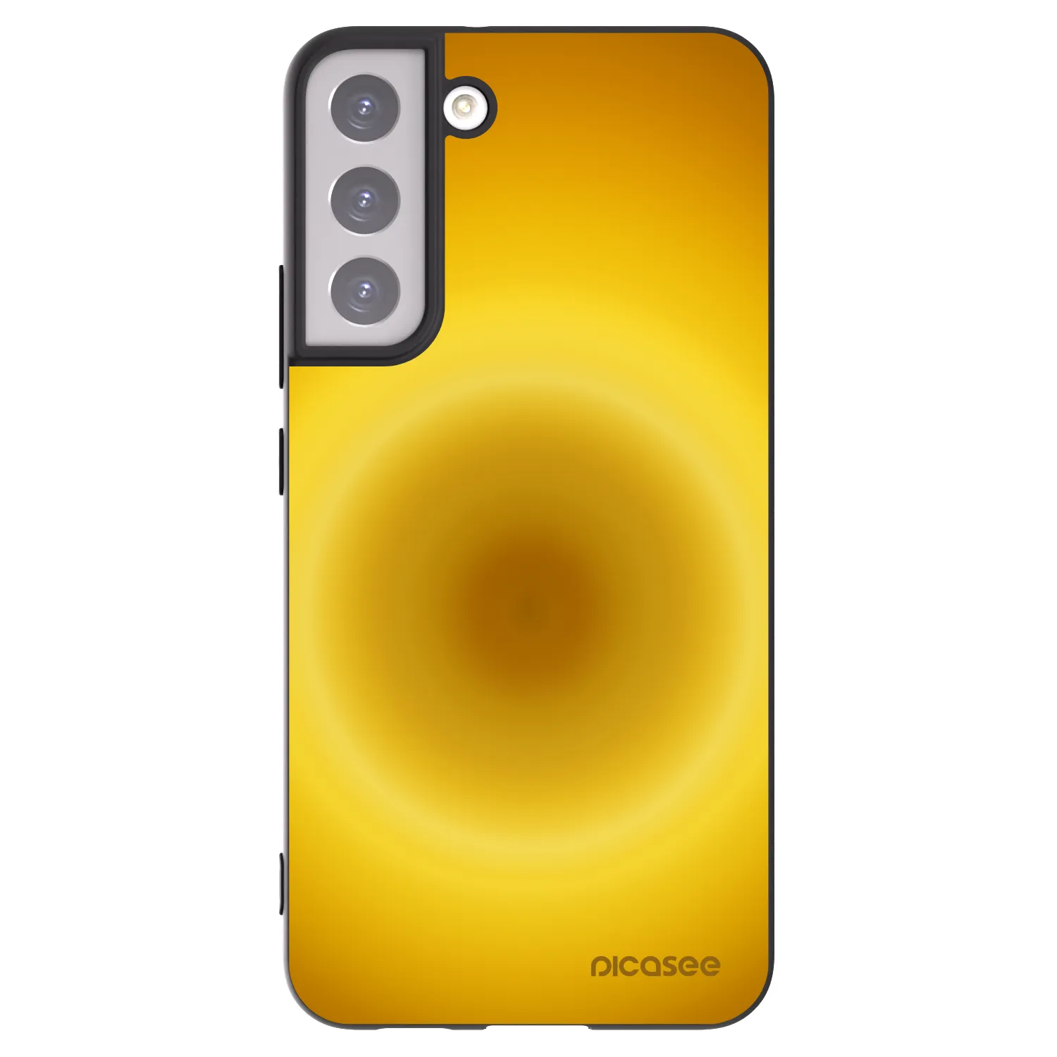 Picasee silikonowe czarne etui na Samsung Galaxy S22+ 5G - Solar Pulse