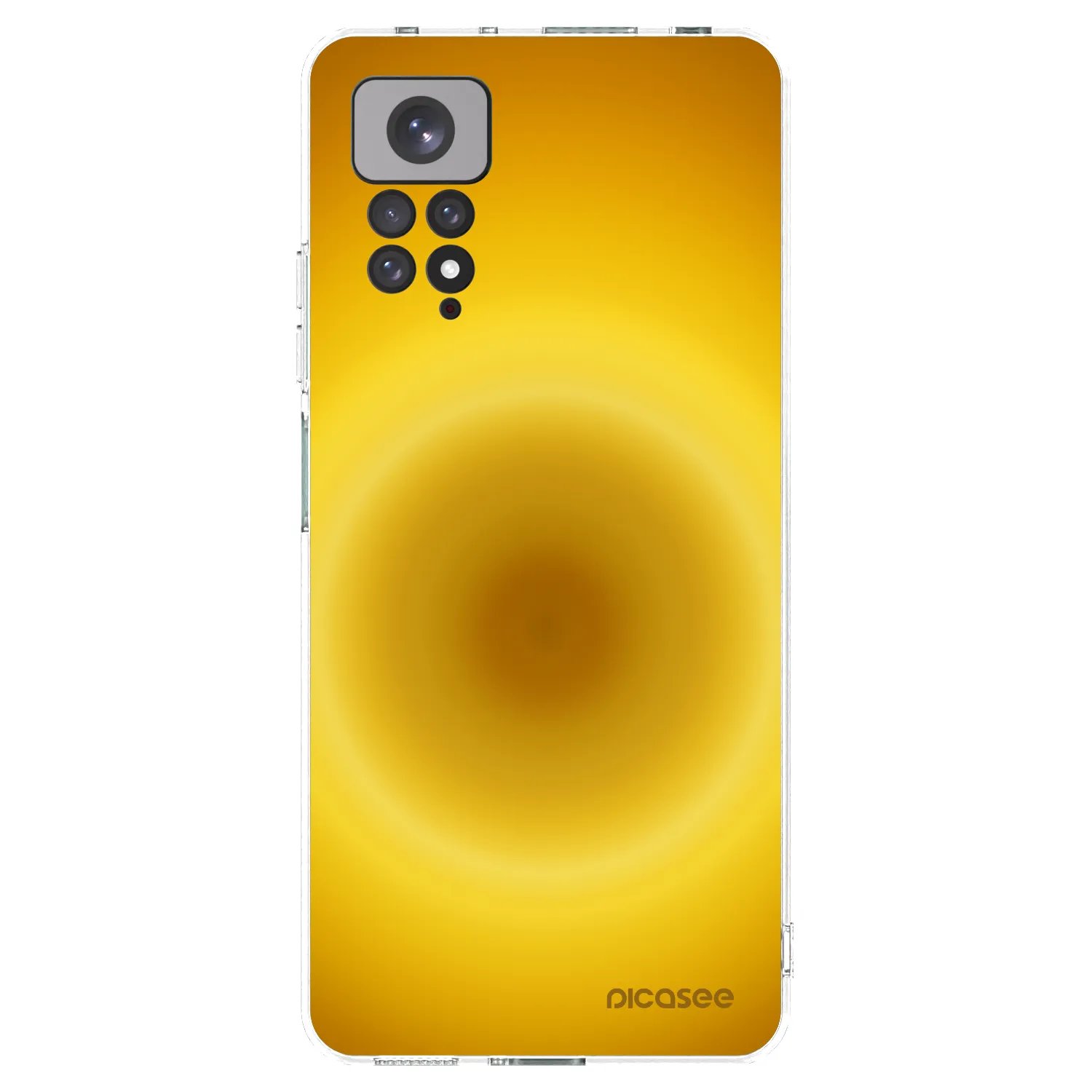 Picasee silikonowe przeźroczyste etui na Xiaomi Redmi Note 11S 4G - Solar Pulse