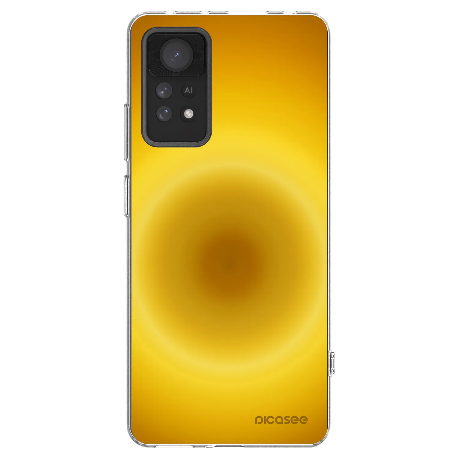 Picasee silikonowe przeźroczyste etui na Xiaomi Redmi Note 11 Pro 5G - Solar Pulse
