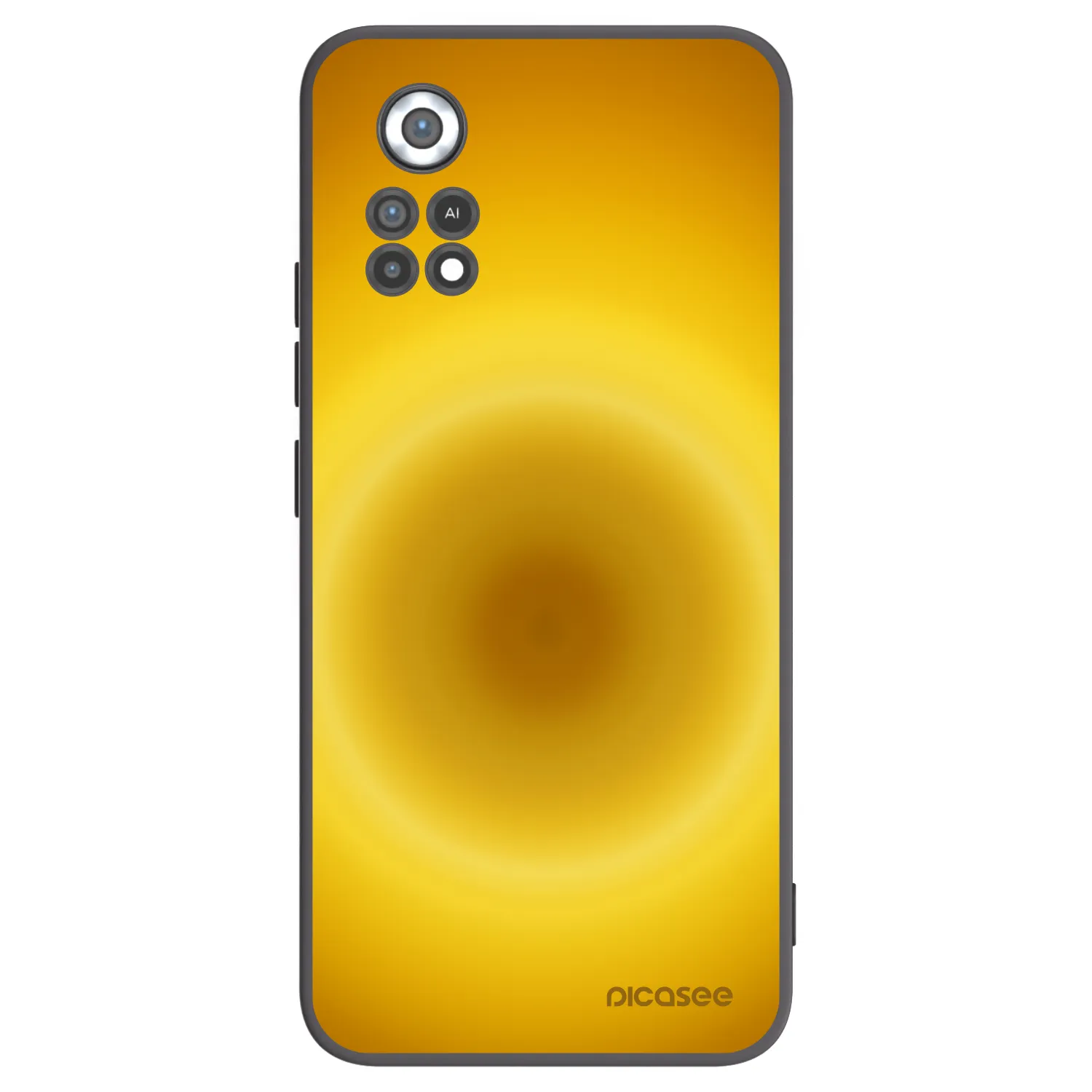 Picasee silikonowe czarne etui na Xiaomi Poco X4 Pro 5G - Solar Pulse