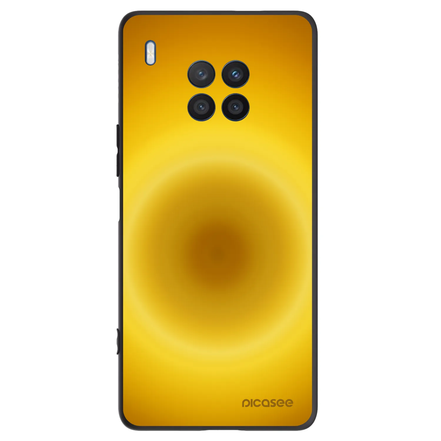 Picasee silikonowe czarne etui na Honor 50 Lite - Solar Pulse