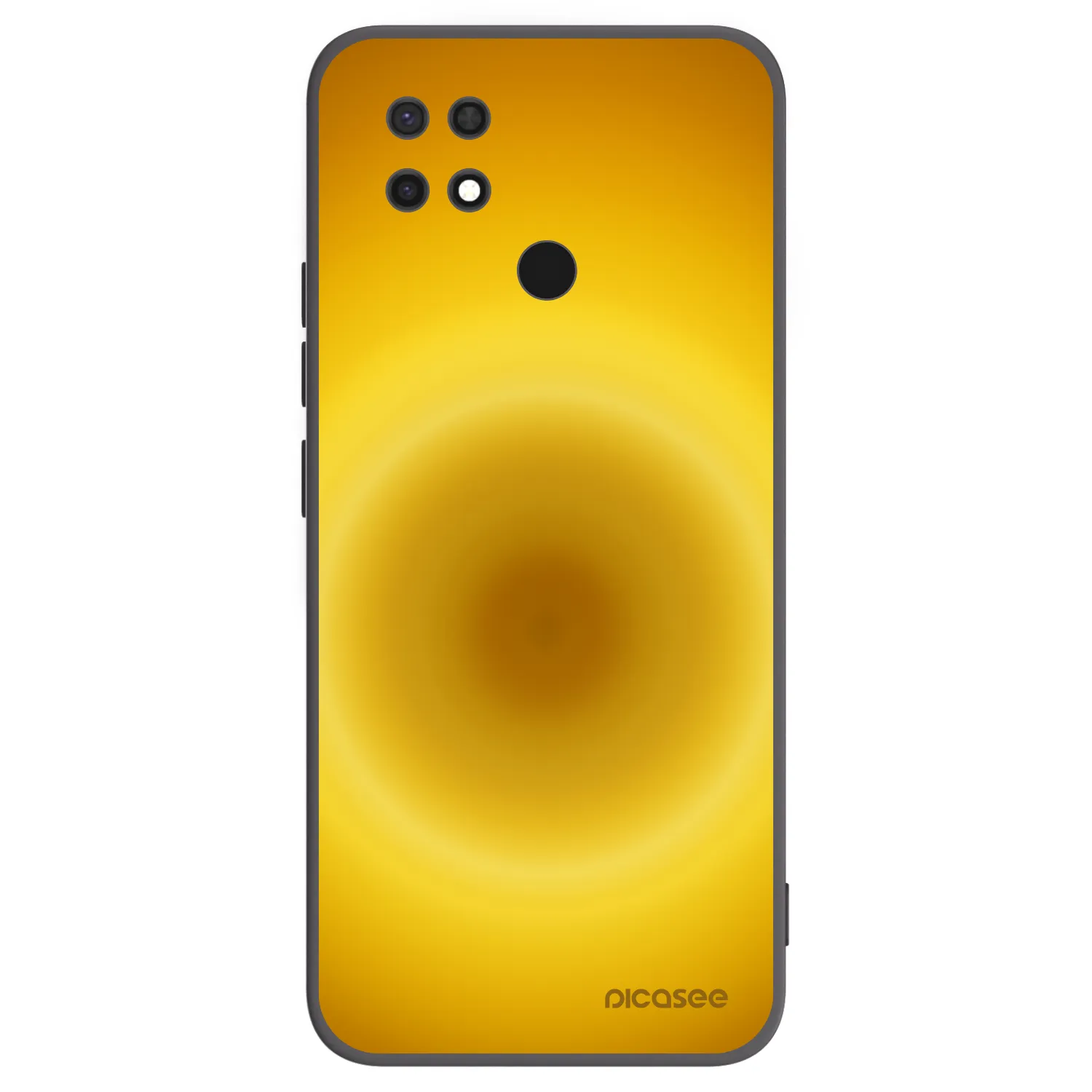 Picasee silikonowe czarne etui na Xiaomi Redmi 10C - Solar Pulse