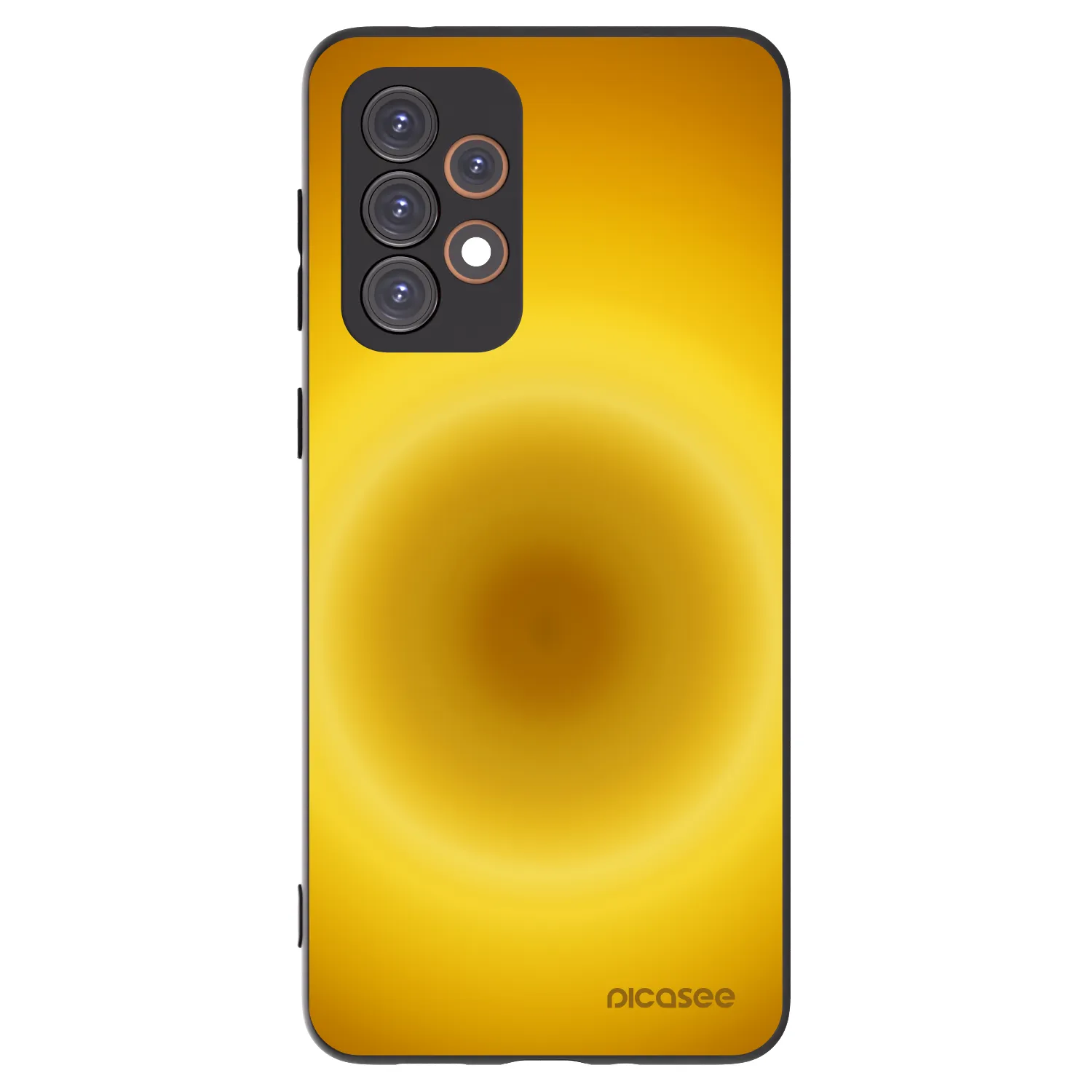 Picasee silikonowe czarne etui na Samsung Galaxy A33 5G A336 - Solar Pulse
