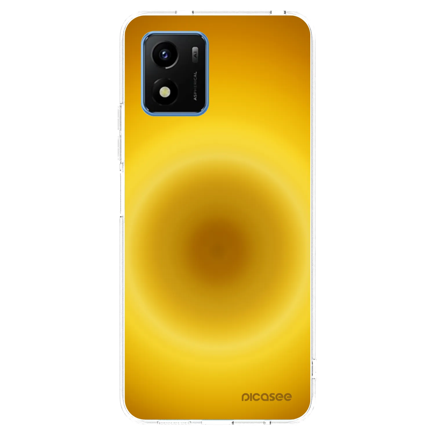 Picasee silikonowe przeźroczyste etui na Vivo Y01 - Solar Pulse