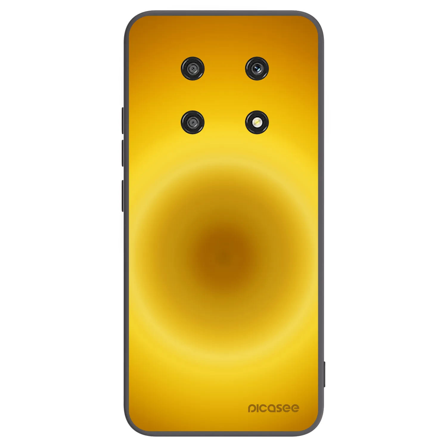 Picasee silikonowe czarne etui na Honor Magic4 Lite 5G - Solar Pulse