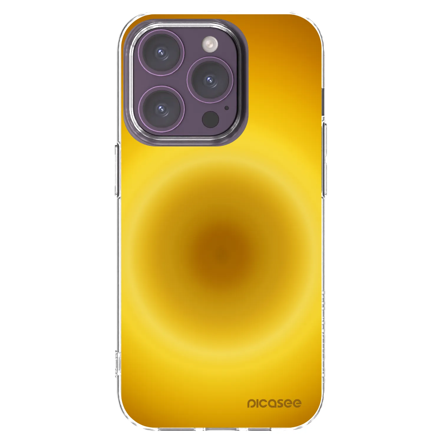 Picasee silikonowe przeźroczyste etui na Apple iPhone 14 Pro - Solar Pulse