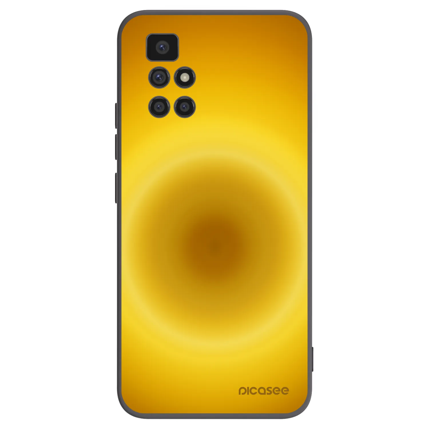 Picasee silikonowe czarne etui na Xiaomi Redmi 10 (2022) - Solar Pulse