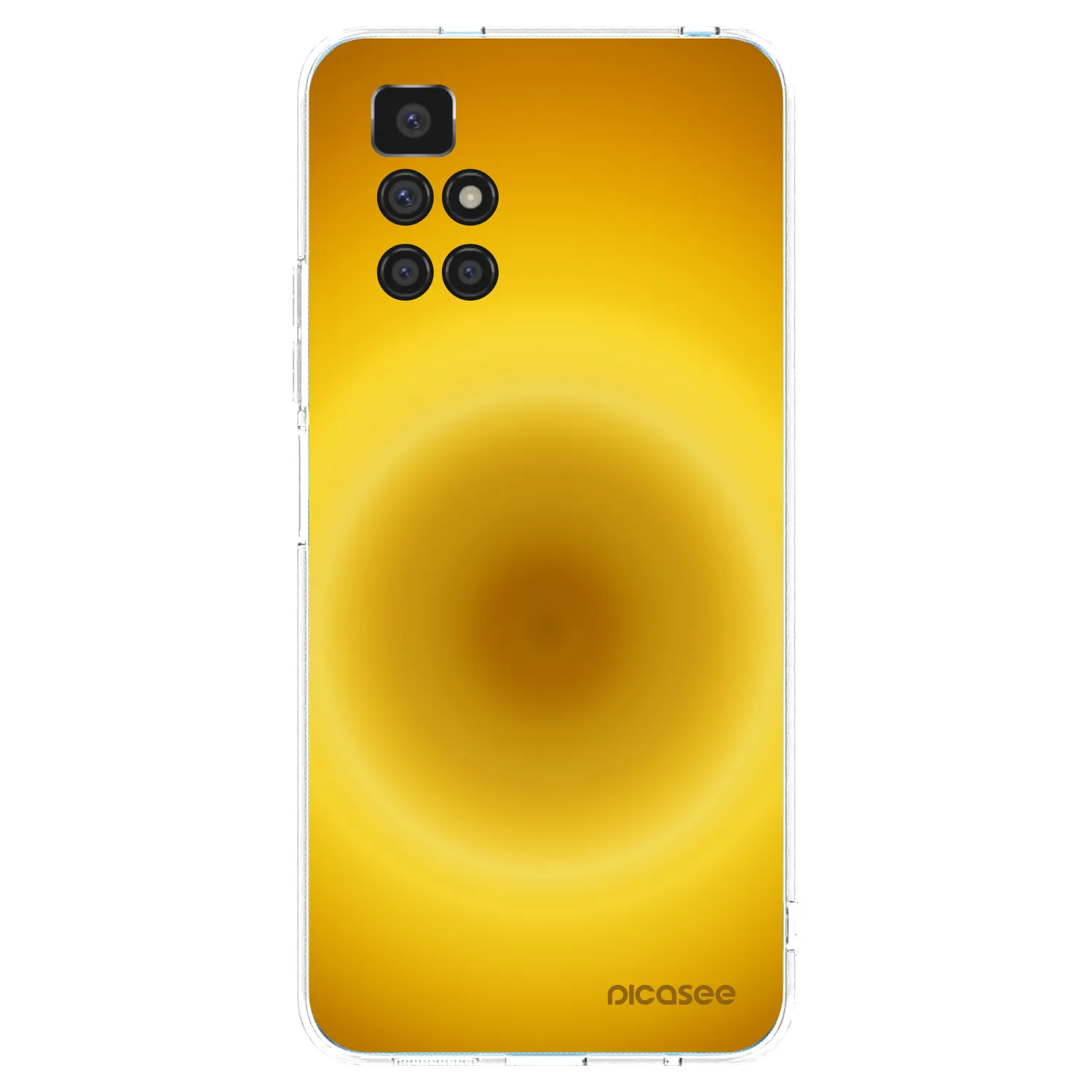 Picasee silikonowe przeźroczyste etui na Xiaomi Redmi 10 (2022) - Solar Pulse