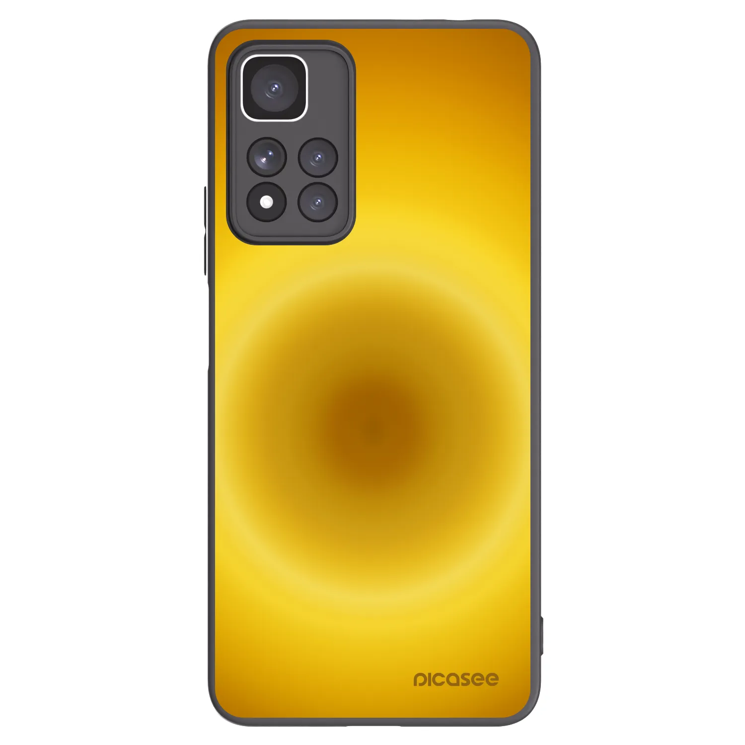 Picasee silikonowe czarne etui na Xiaomi Redmi Note 11 Pro+ 5G - Solar Pulse