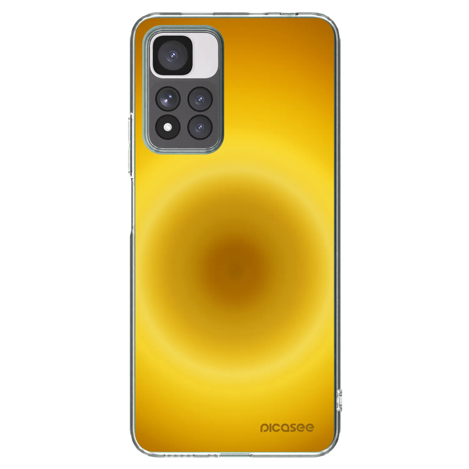 Picasee silikonowe przeźroczyste etui na Xiaomi Redmi Note 11 Pro+ 5G - Solar Pulse
