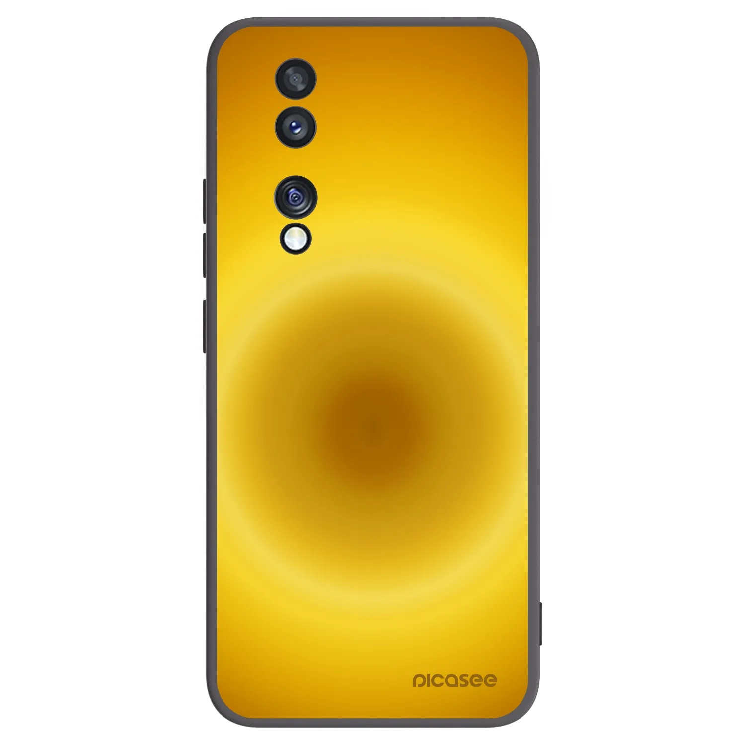 Picasee silikonowe czarne etui na Honor 70 - Solar Pulse