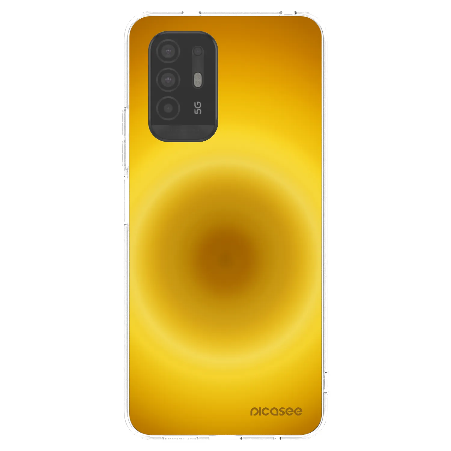 Picasee silikonowe przeźroczyste etui na OPPO A94 5G - Solar Pulse