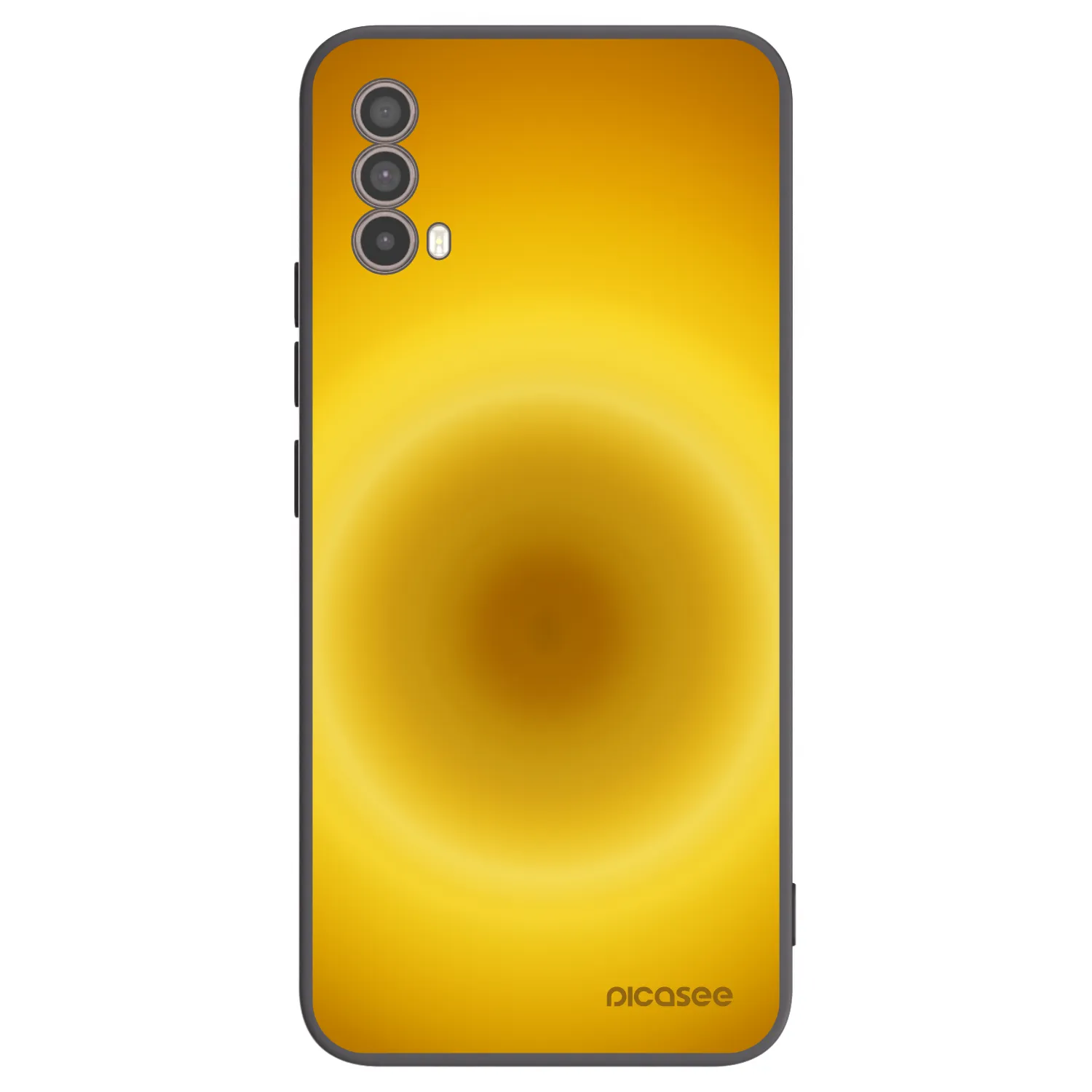 Picasee silikonowe czarne etui na Motorola Moto E40 - Solar Pulse