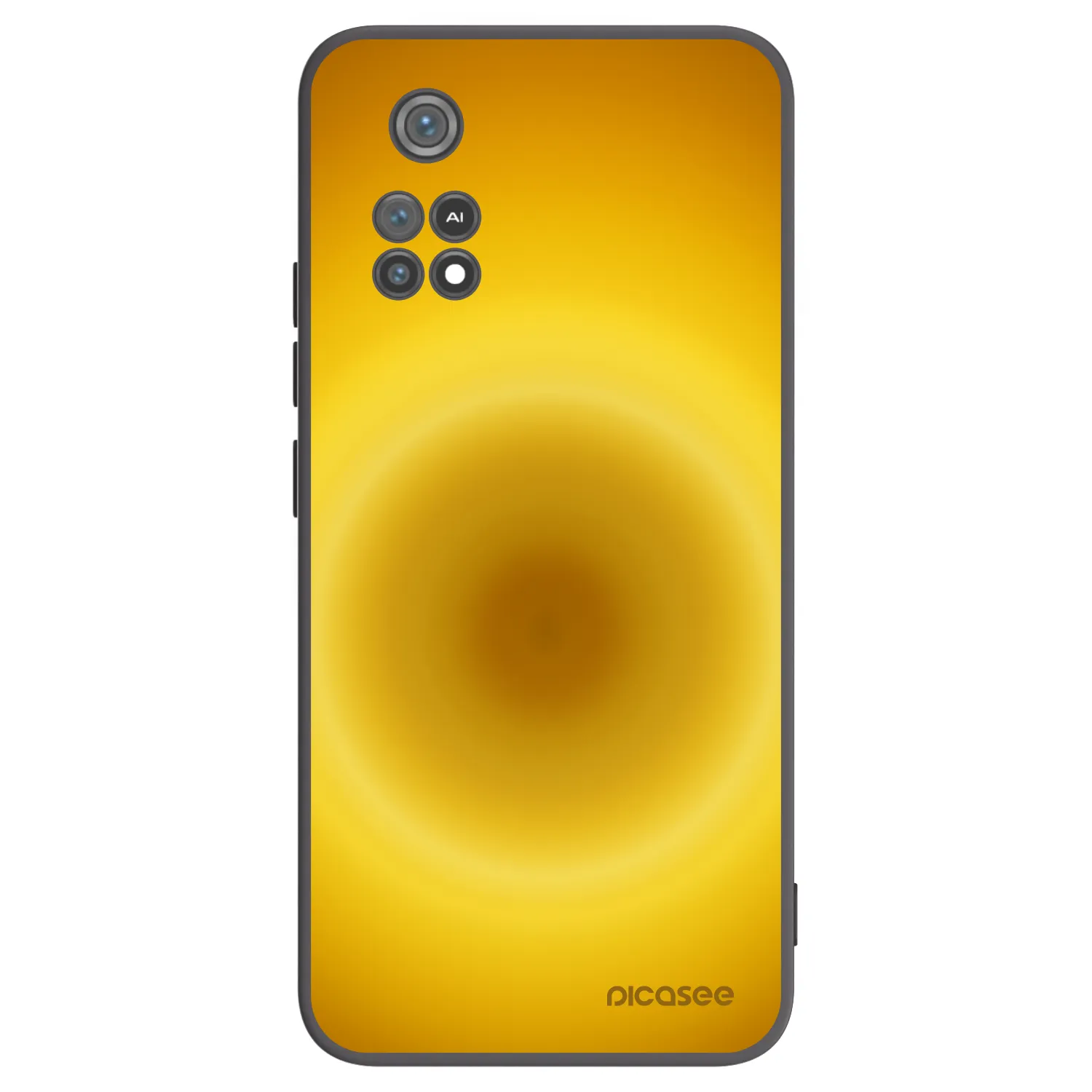 Picasee silikonowe czarne etui na Xiaomi Poco M4 Pro - Solar Pulse