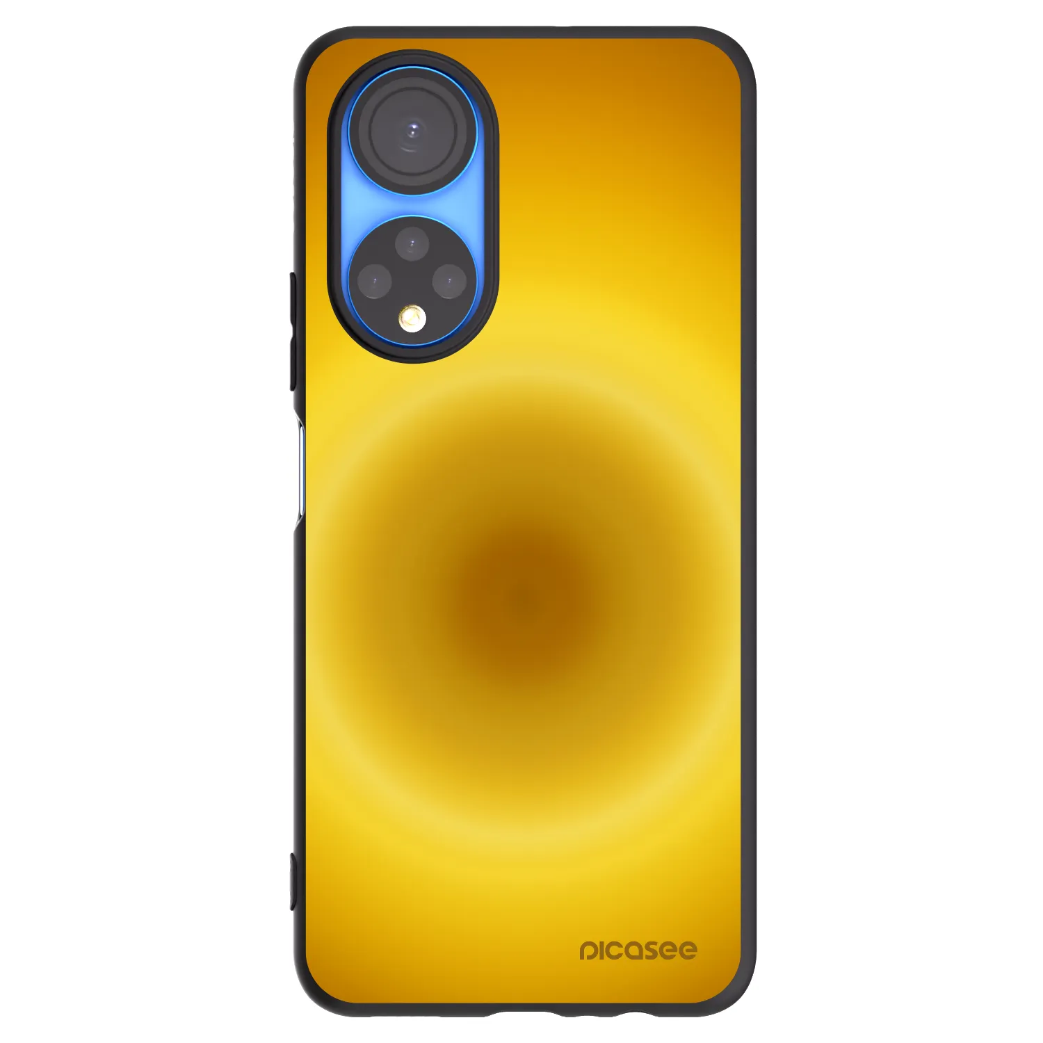 Picasee silikonowe czarne etui na Honor X7 - Solar Pulse