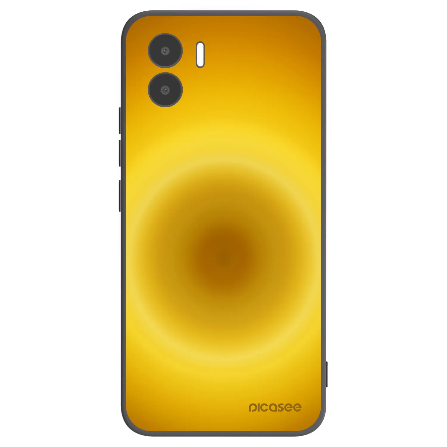 Picasee silikonowe czarne etui na Xiaomi Redmi A1 - Solar Pulse