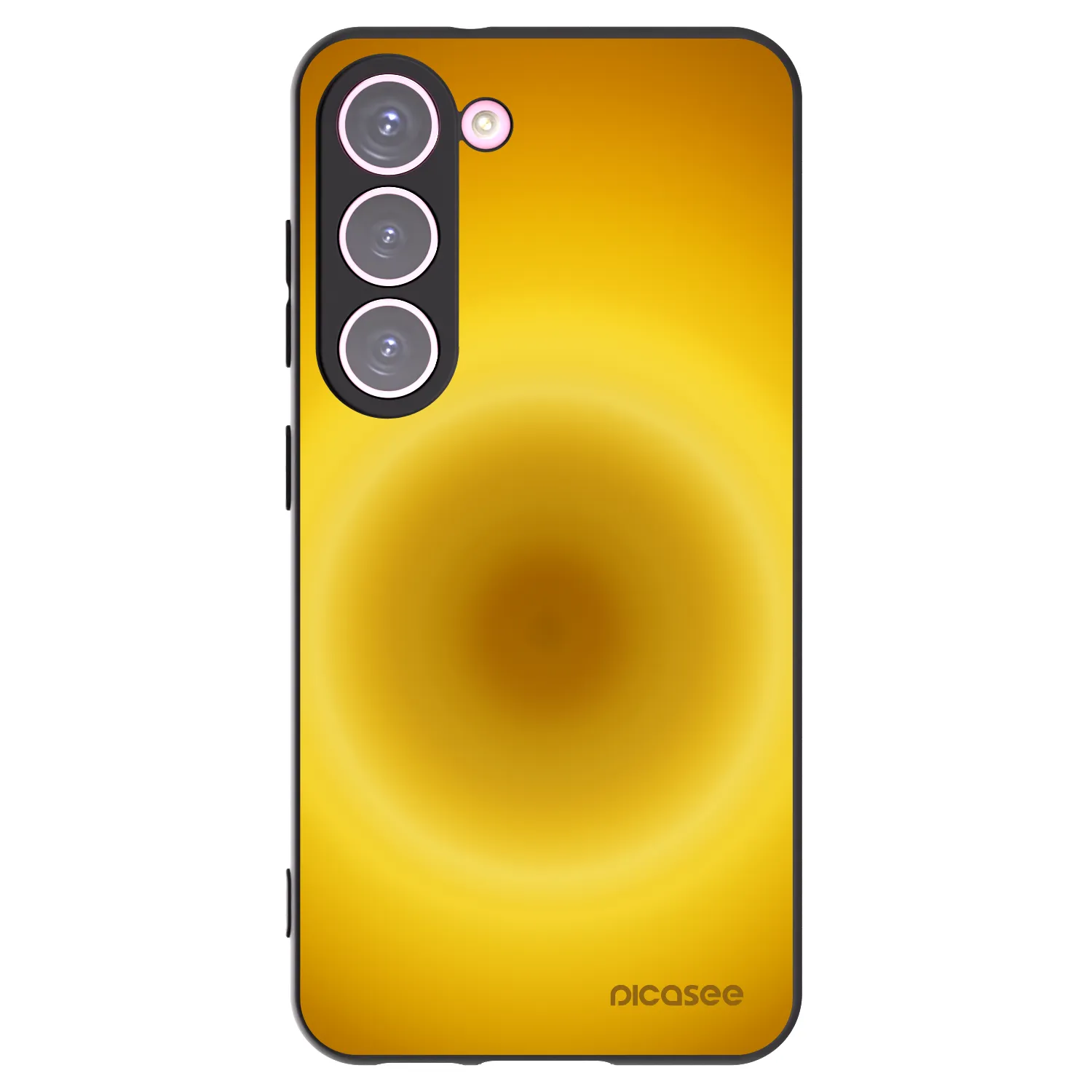 Picasee silikonowe czarne etui na Samsung Galaxy S23 5G - Solar Pulse