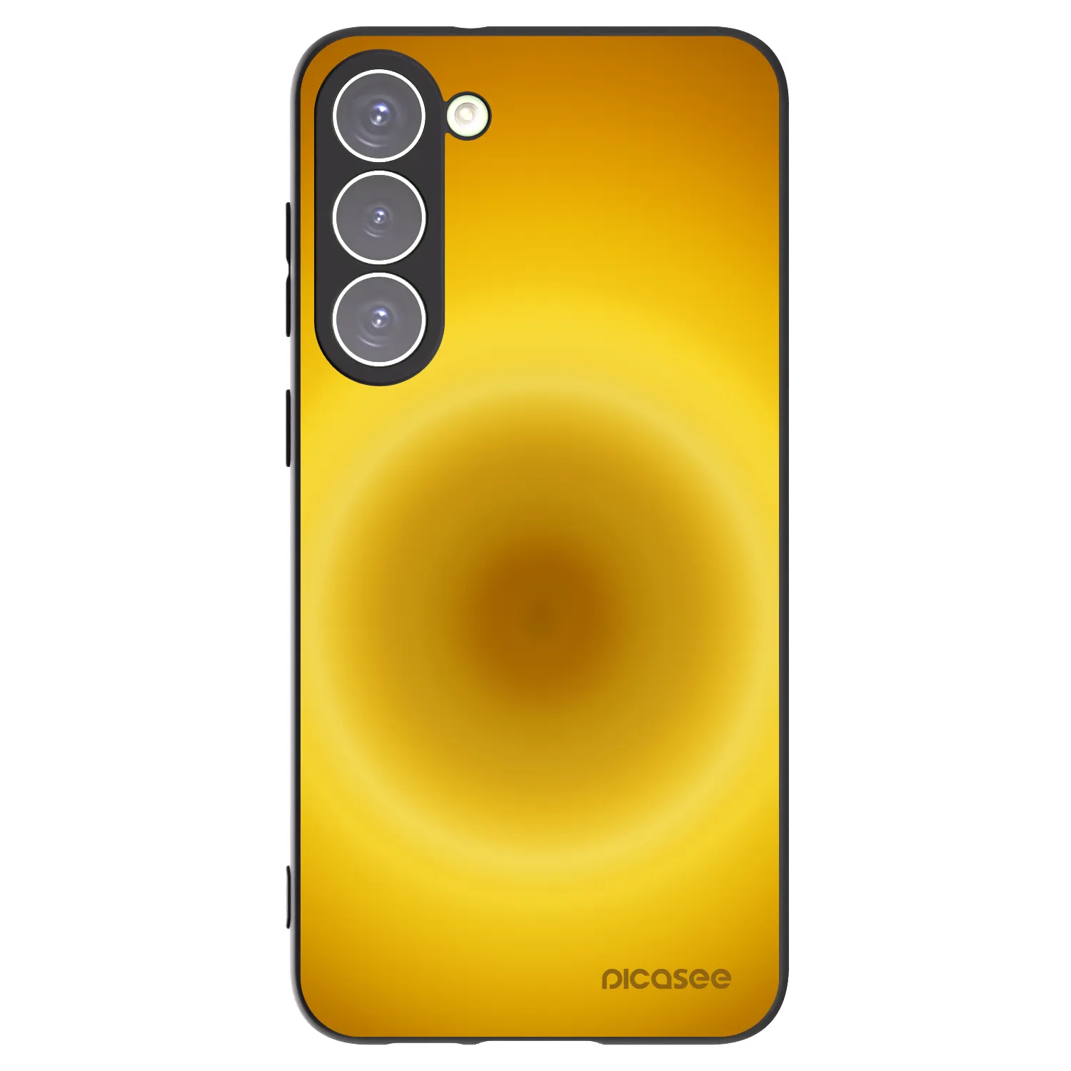 Picasee silikonowe czarne etui na Samsung Galaxy S23+ 5G - Solar Pulse
