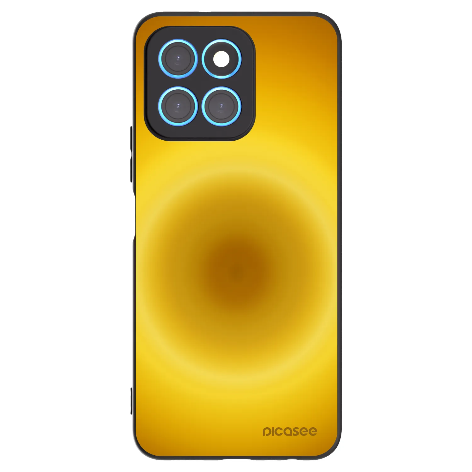 Picasee silikonowe czarne etui na Honor X8 5G - Solar Pulse