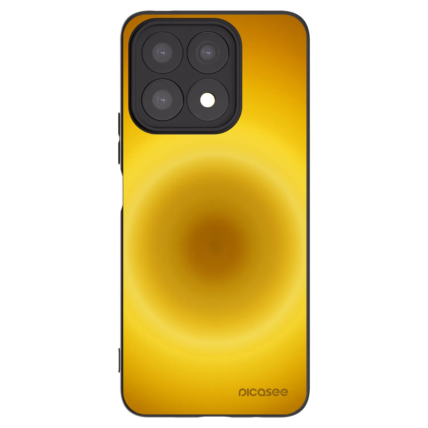 Picasee silikonowe czarne etui na Honor X8a - Solar Pulse