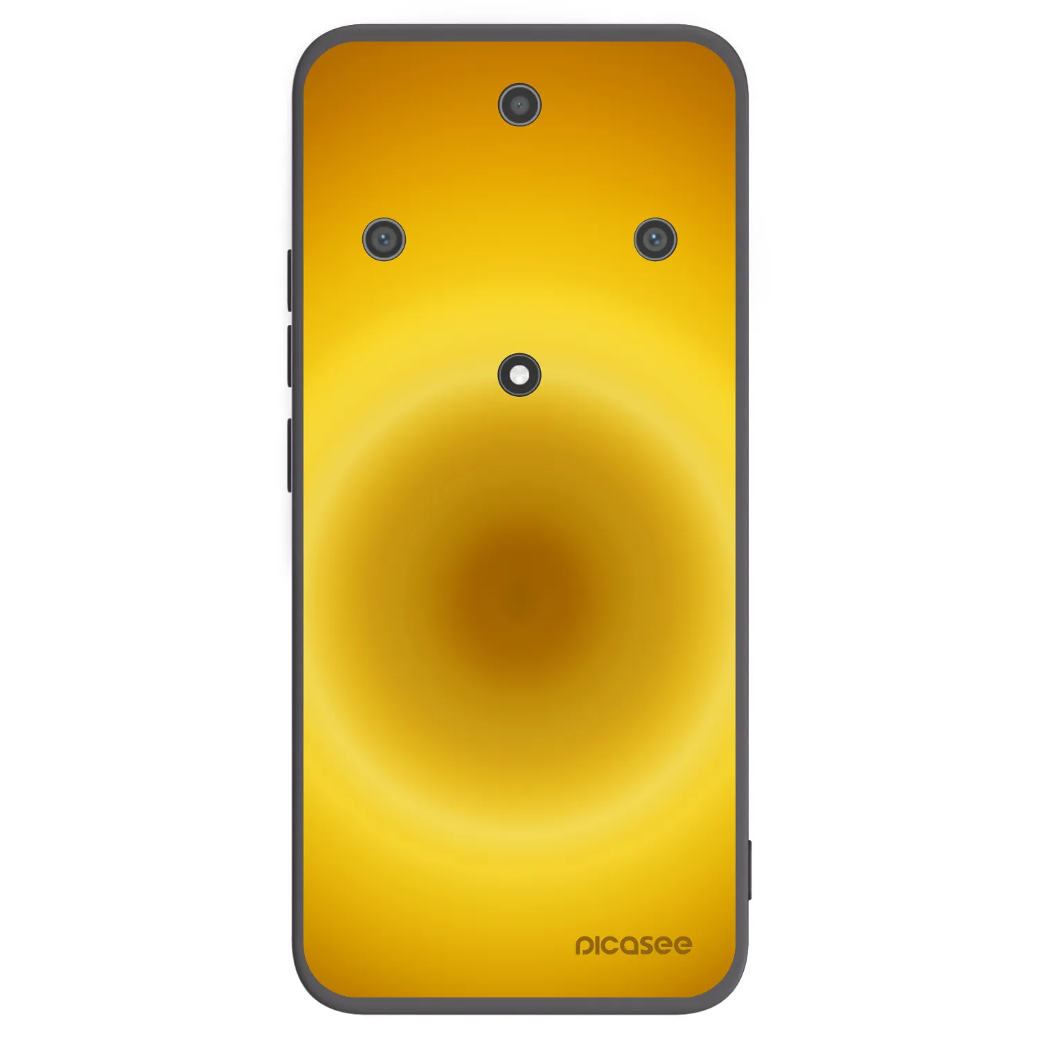 Picasee silikonowe czarne etui na Honor Magic5 Lite 5G - Solar Pulse