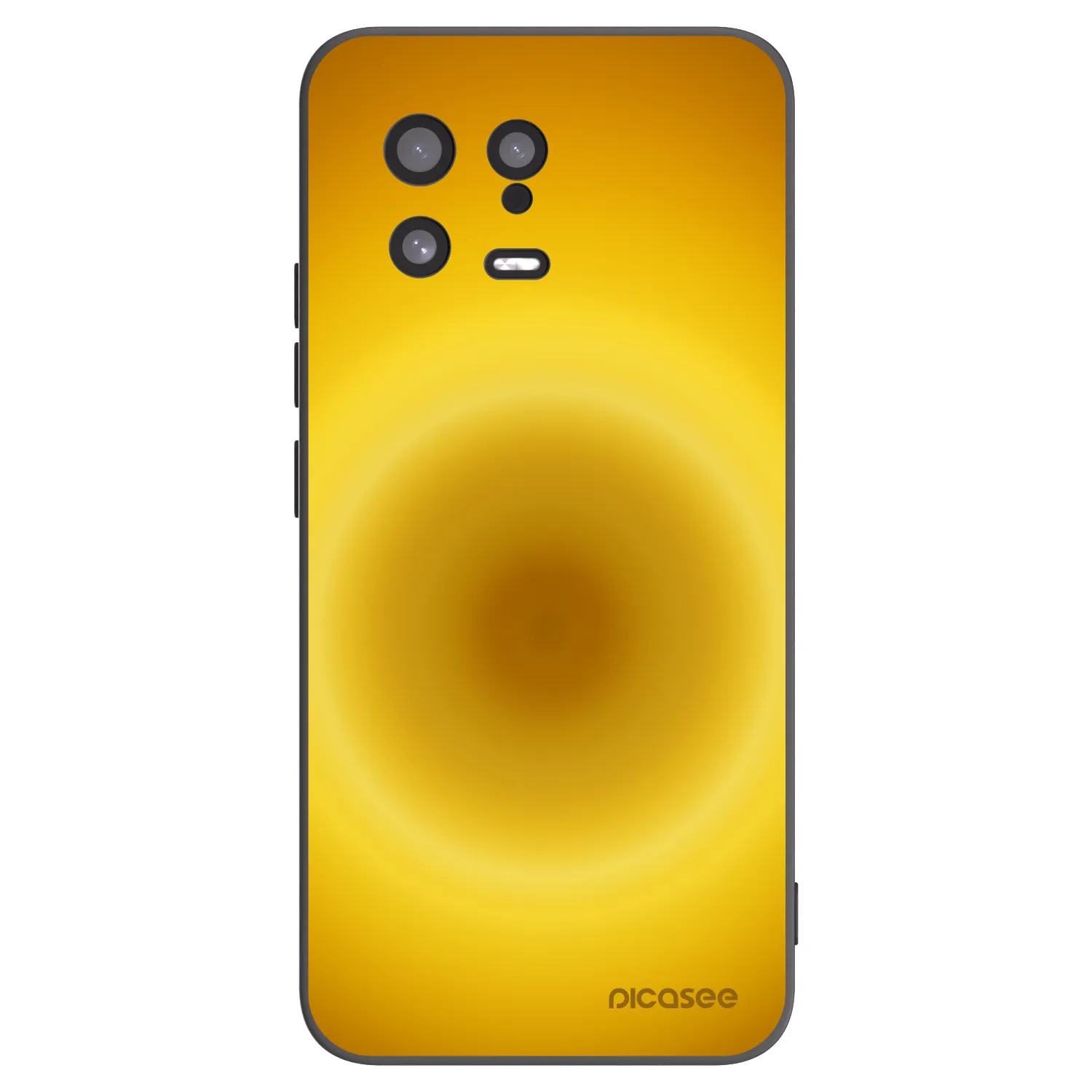 Picasee silikonowe czarne etui na Xiaomi 13 - Solar Pulse
